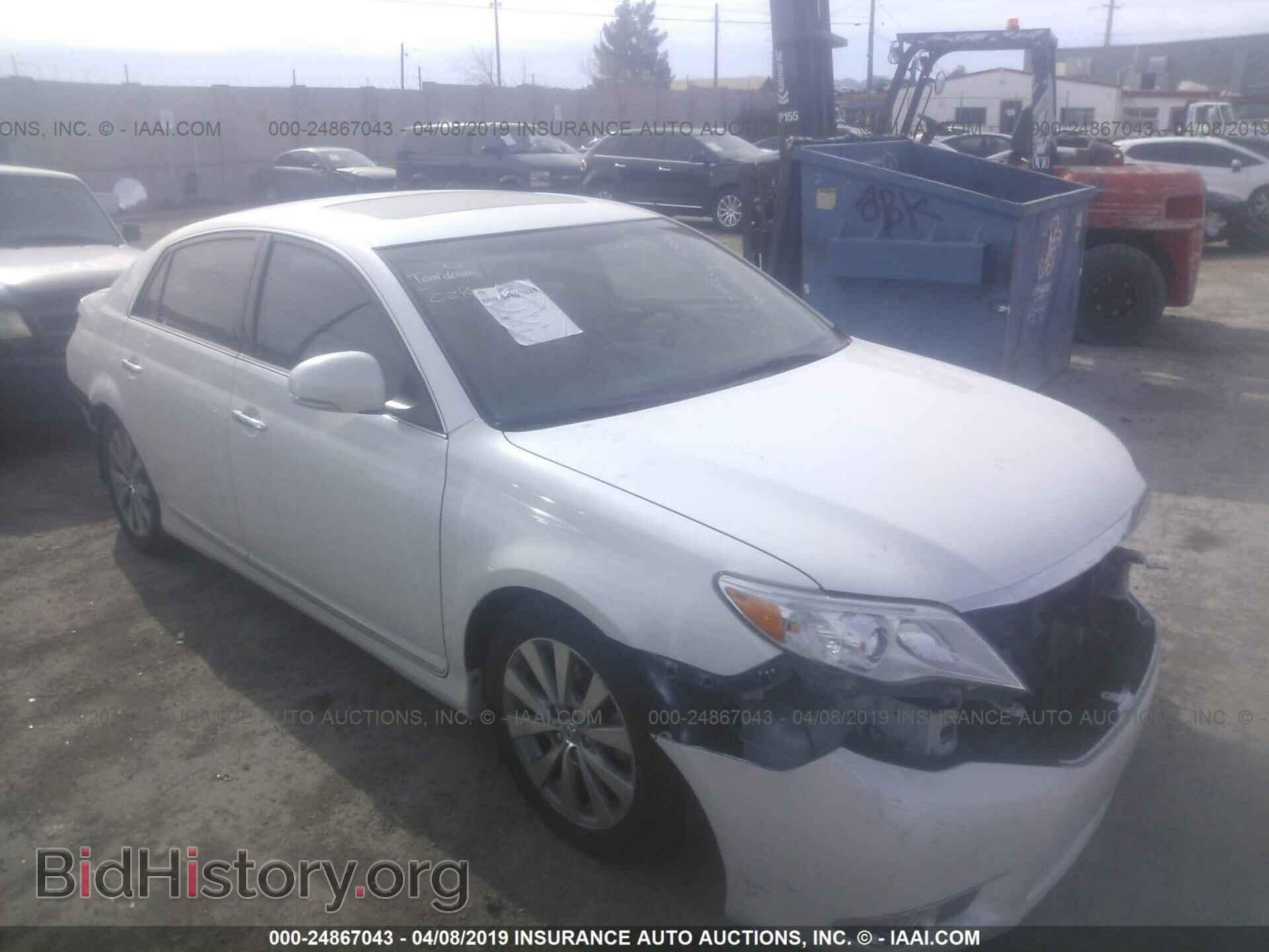 Photo 4T1BK3DBXCU468052 - TOYOTA AVALON 2012