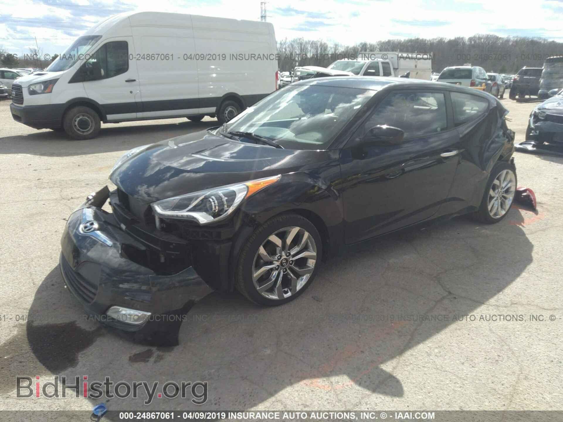 2015 HYUNDAI VELOSTER - VIN: KMHTC6AD7FU218930 - Фото 2