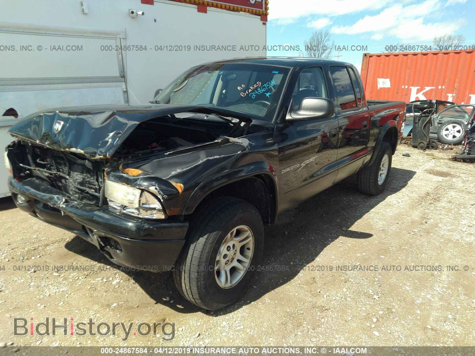 2001 DODGE DAKOTA - VIN: 1B7HG2AN51S325625 - Фото 2