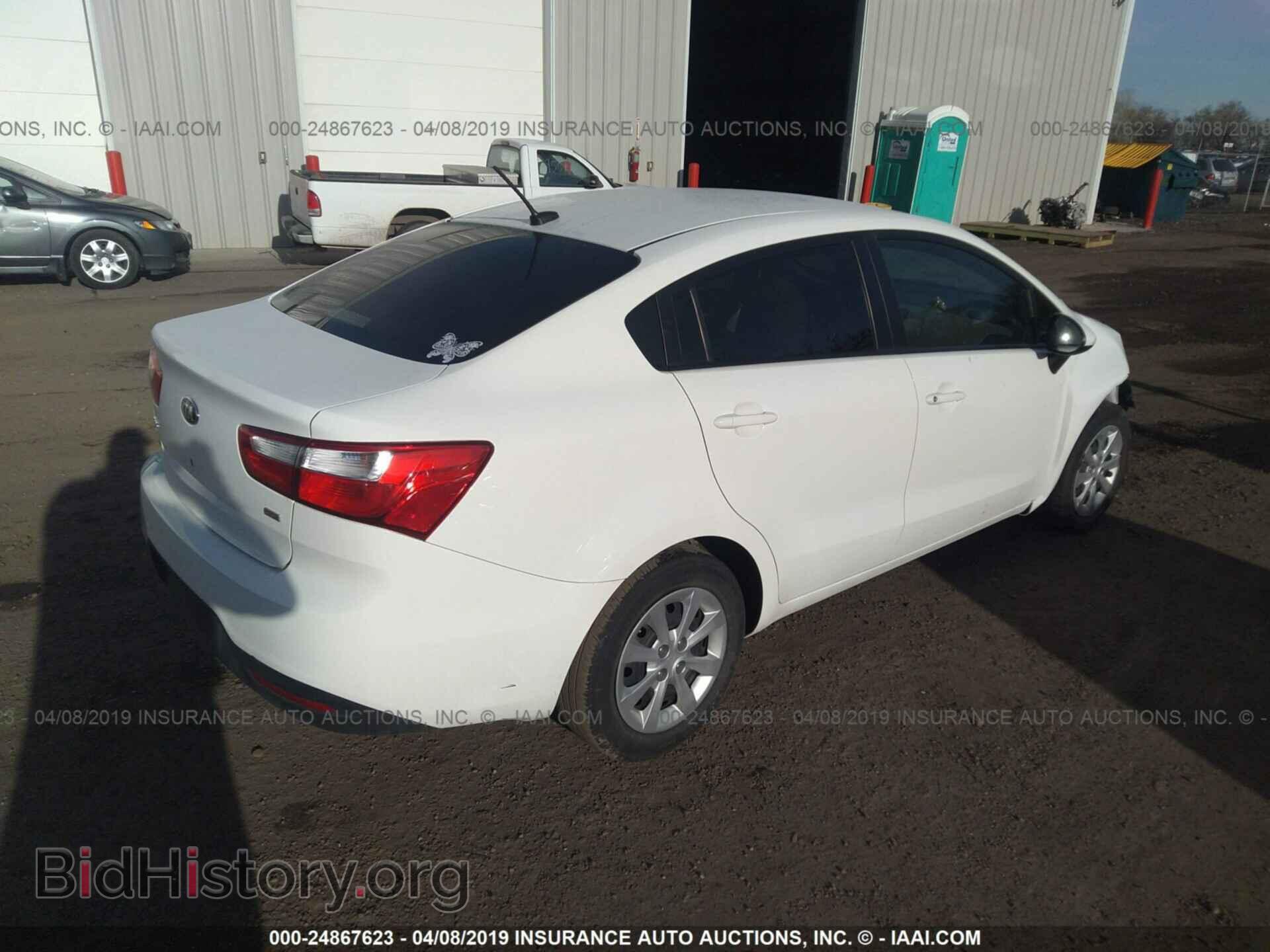 2013 KIA RIO - VIN: KNADM4A34D6178256 - Фото 4