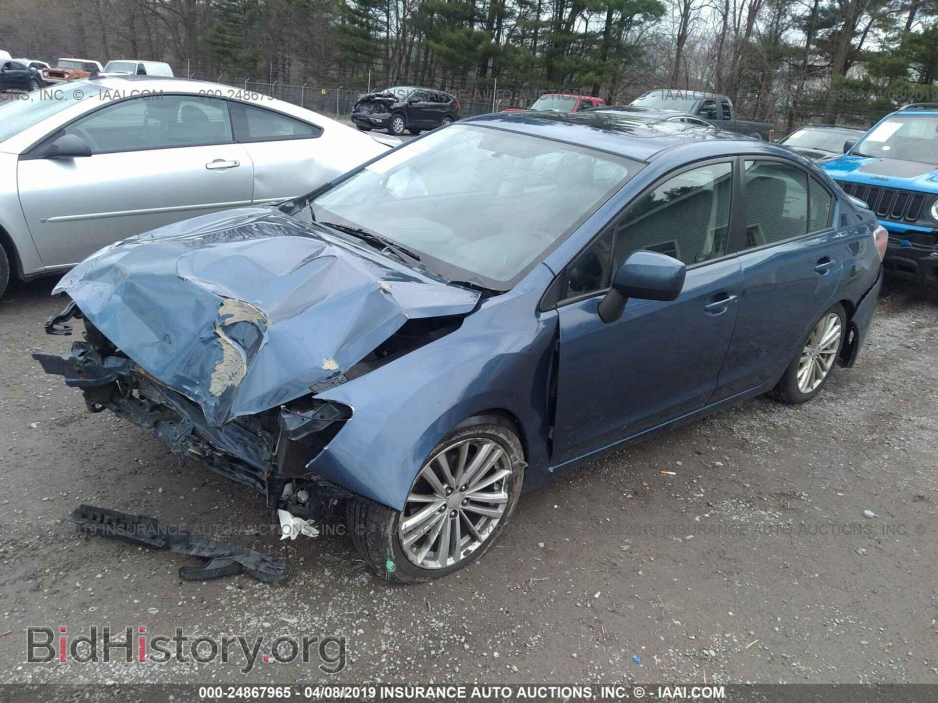 2012 SUBARU IMPREZA - VIN: JF1GJAD66CH021205 - Фото 2