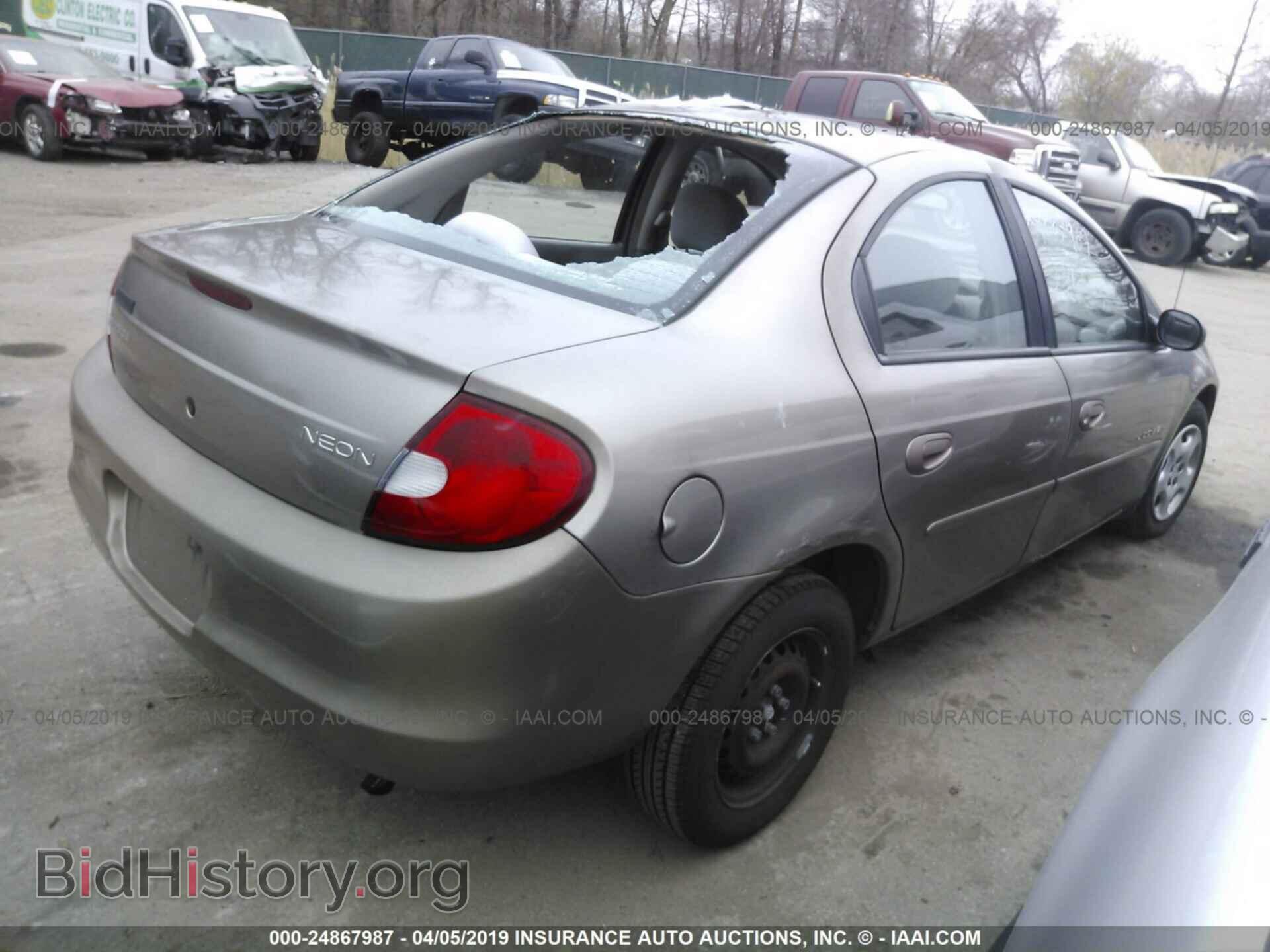 2000 DODGE NEON - VIN: 1B3ES46C9YD687316 - Фото 4