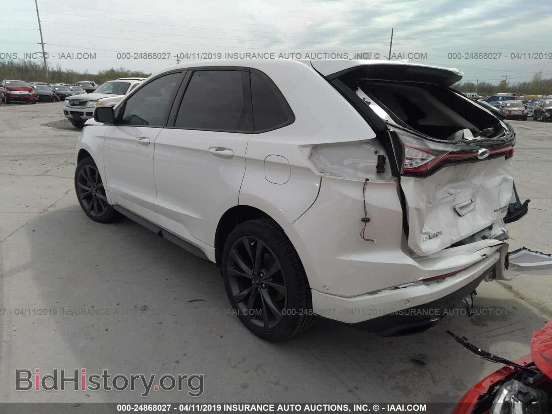 2016 FORD EDGE - VIN: 2FMPK4AP3GBC05179 - Фото 3