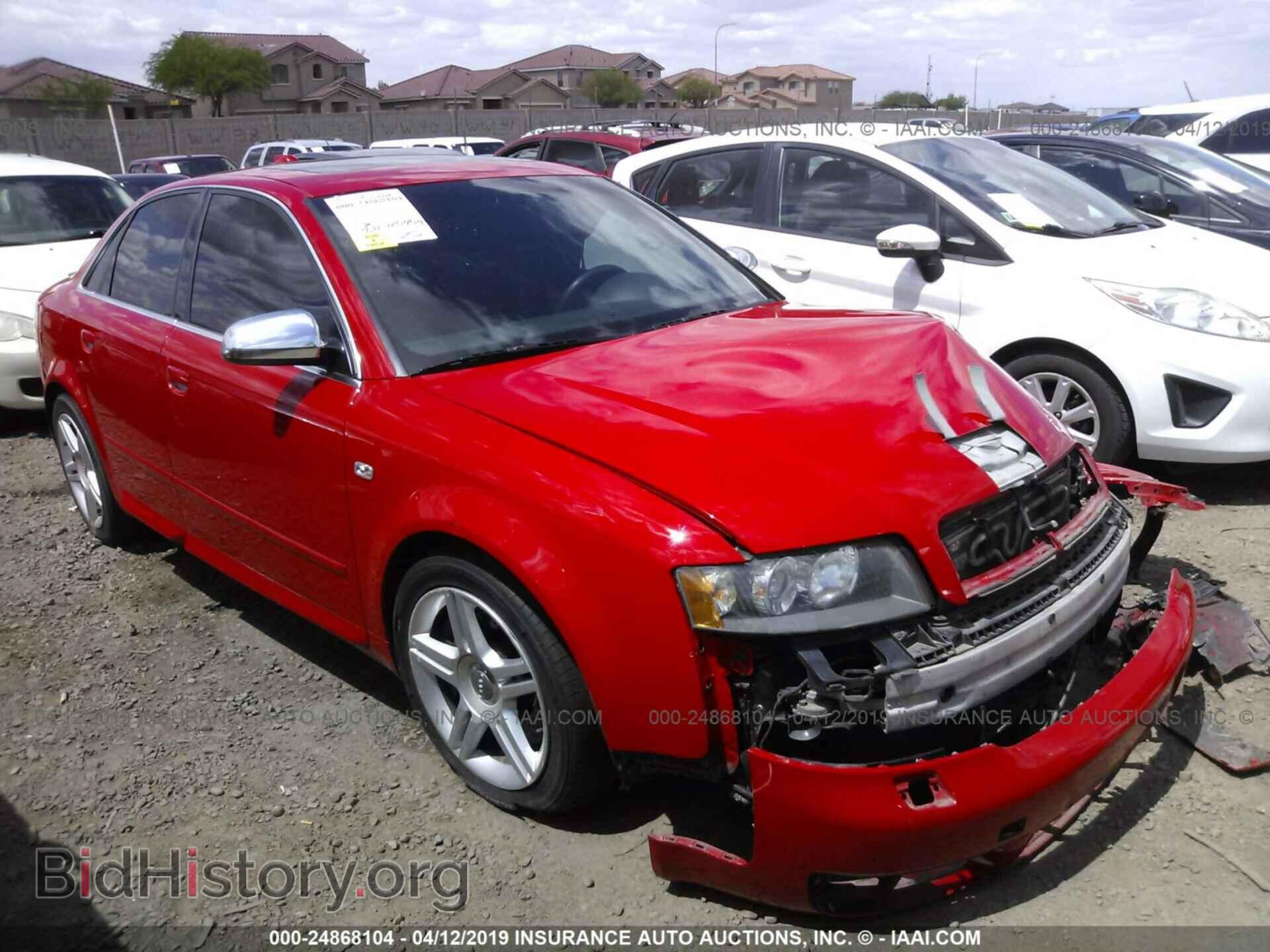 Photo WAUPL68E04A107331 - AUDI S4 2004