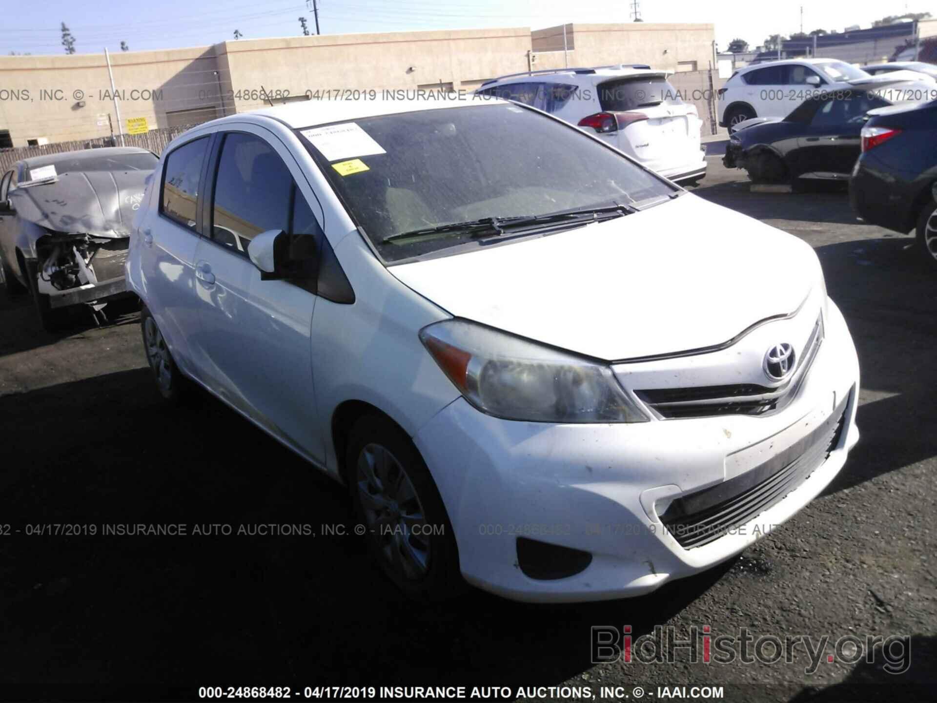 Photo JTDKTUD39CD523817 - TOYOTA YARIS 2012