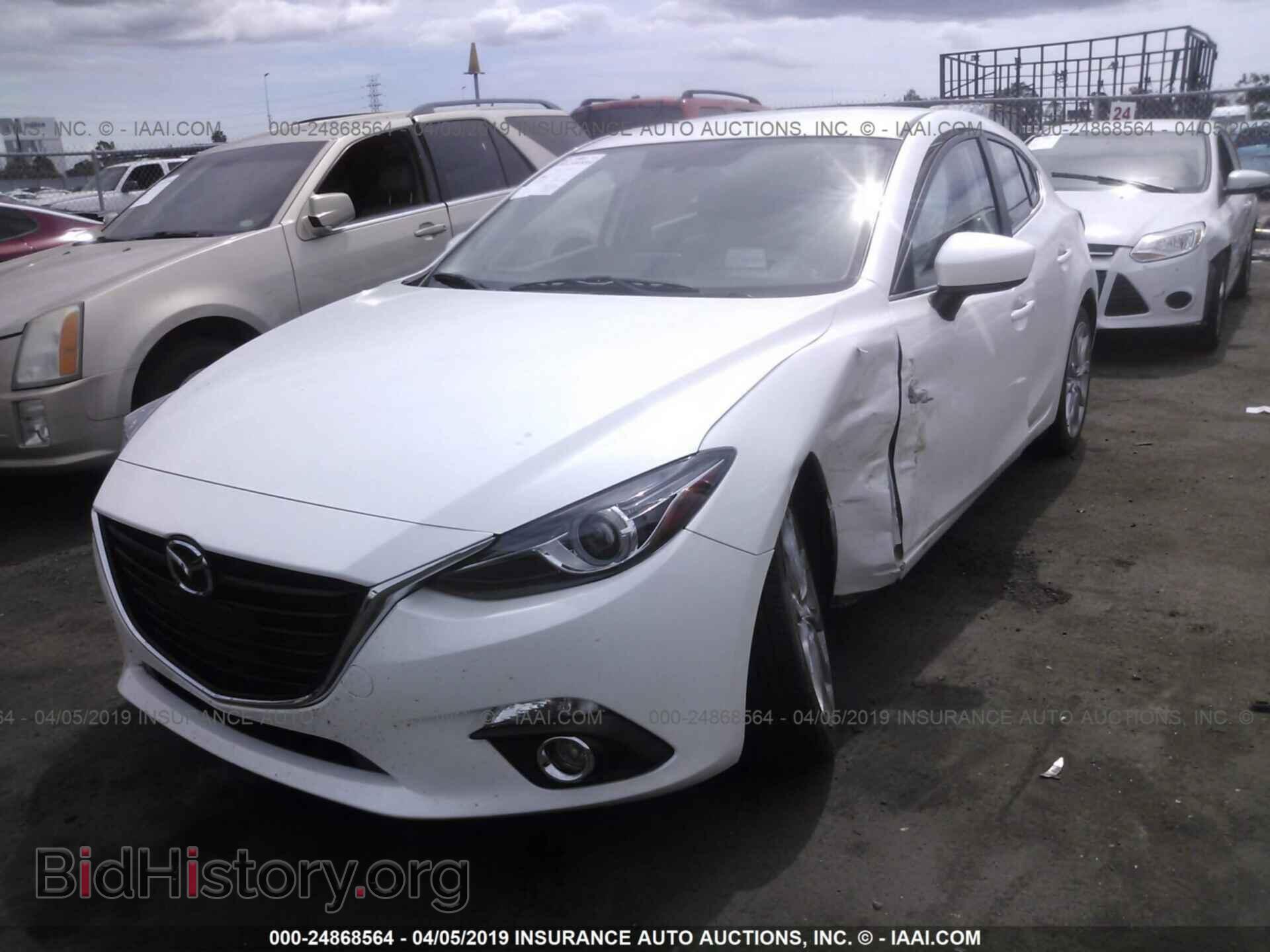 2014 MAZDA 3 - VIN: JM1BM1L38E1201591 - Фото 2