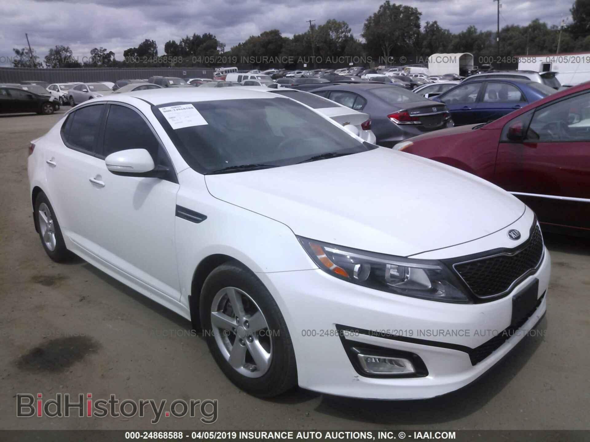Фотография KNAGM4A74F5580223 - KIA OPTIMA 2015