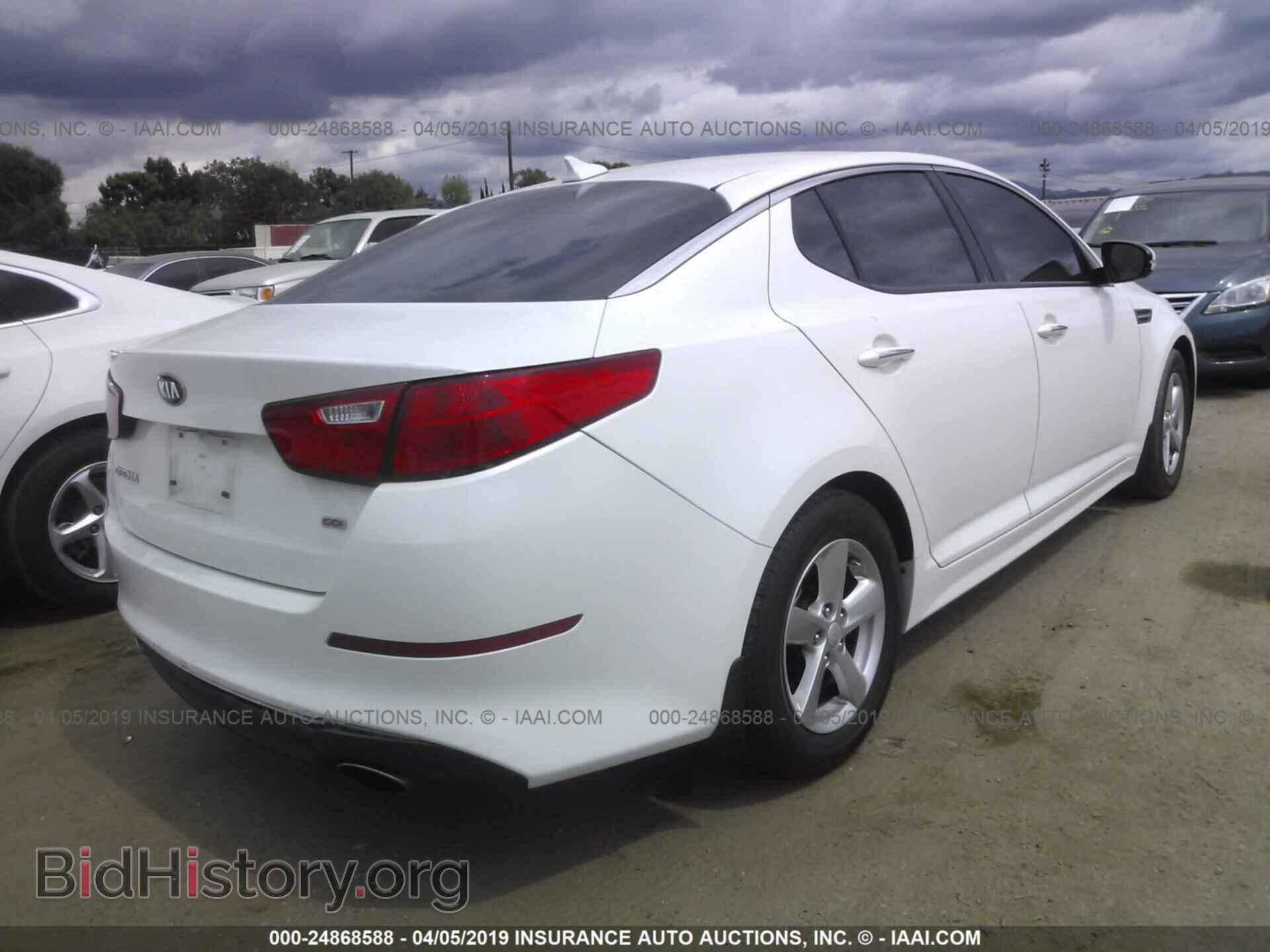 2015 KIA OPTIMA - VIN: KNAGM4A74F5580223 - Фото 4