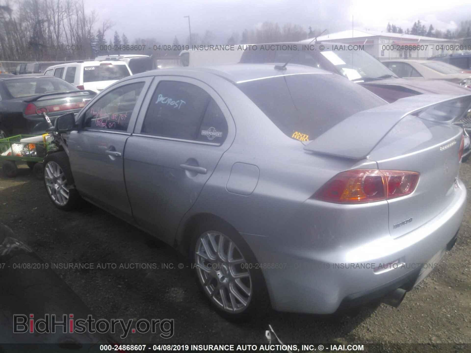 2008 MITSUBISHI LANCER - VIN: JA3AW56V38U051191 - Фото 3