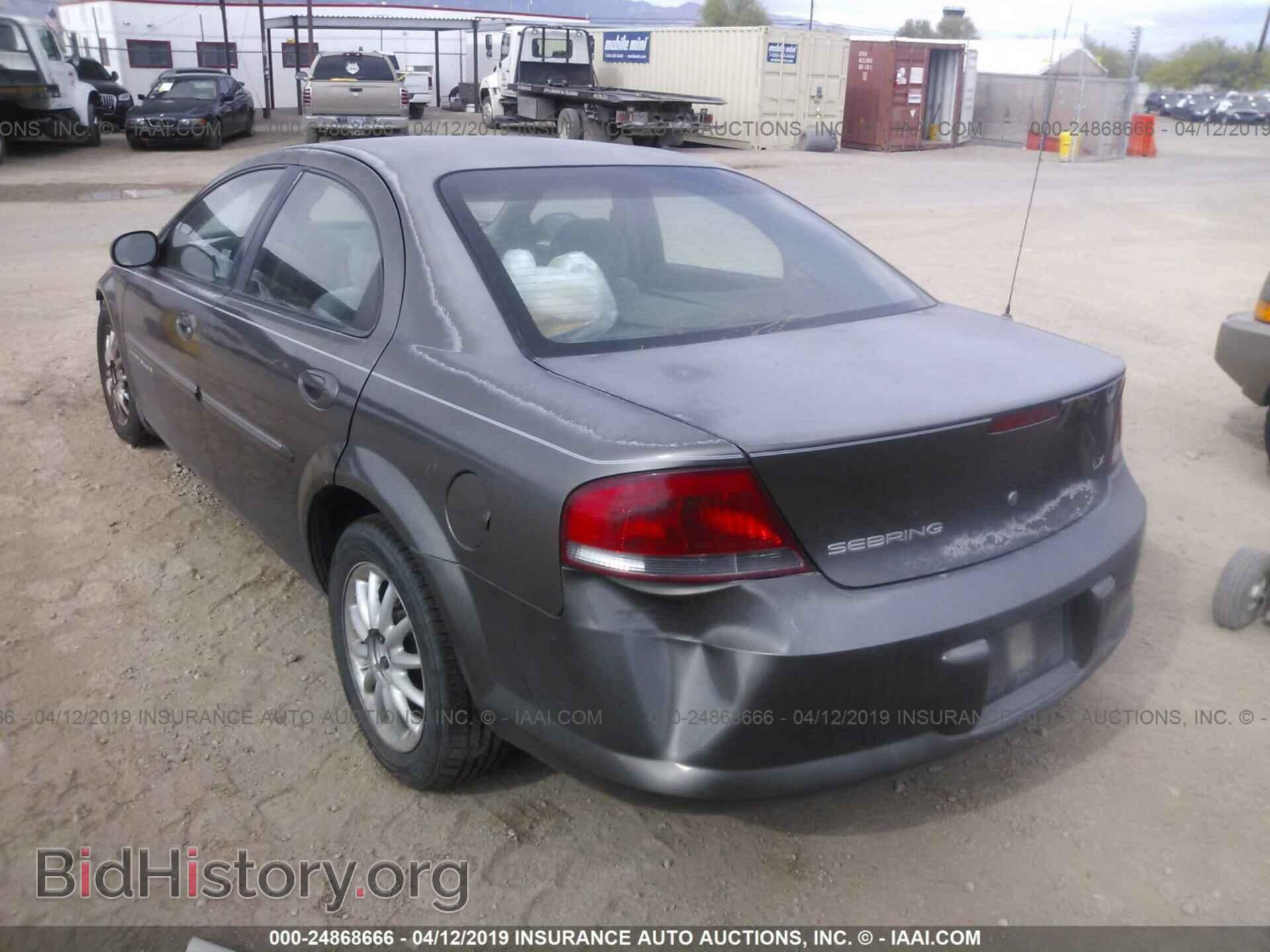 2001 CHRYSLER SEBRING - VIN: 1C3EL46U01N568742 - Photo 3
