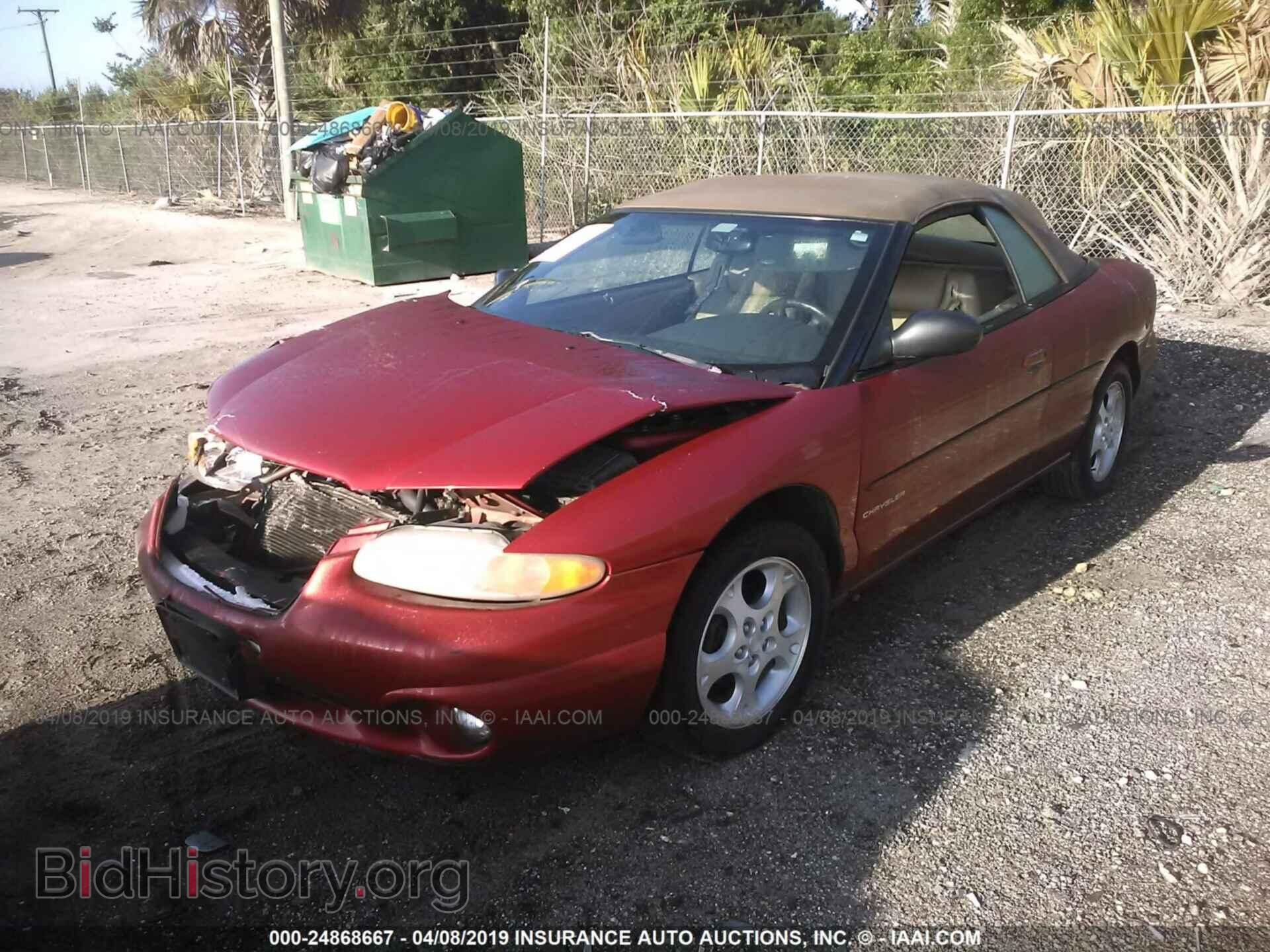 2000 CHRYSLER SEBRING - VIN: 3C3EL55H0YT272222 - Фото 2