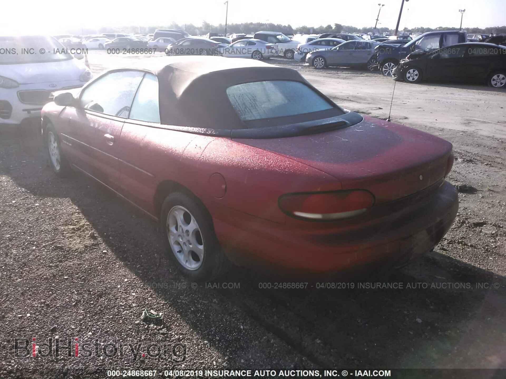 2000 CHRYSLER SEBRING - VIN: 3C3EL55H0YT272222 - Фото 3