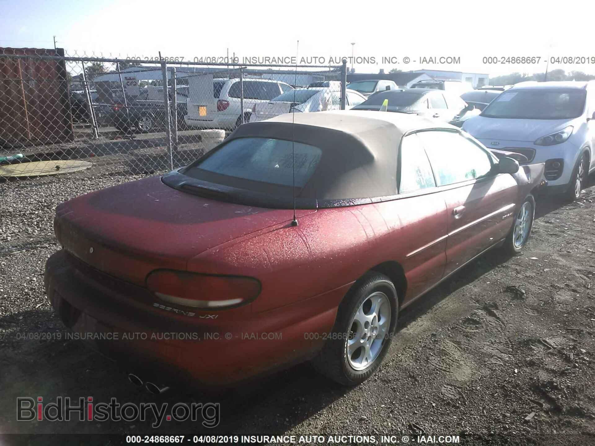 2000 CHRYSLER SEBRING - VIN: 3C3EL55H0YT272222 - Фото 4