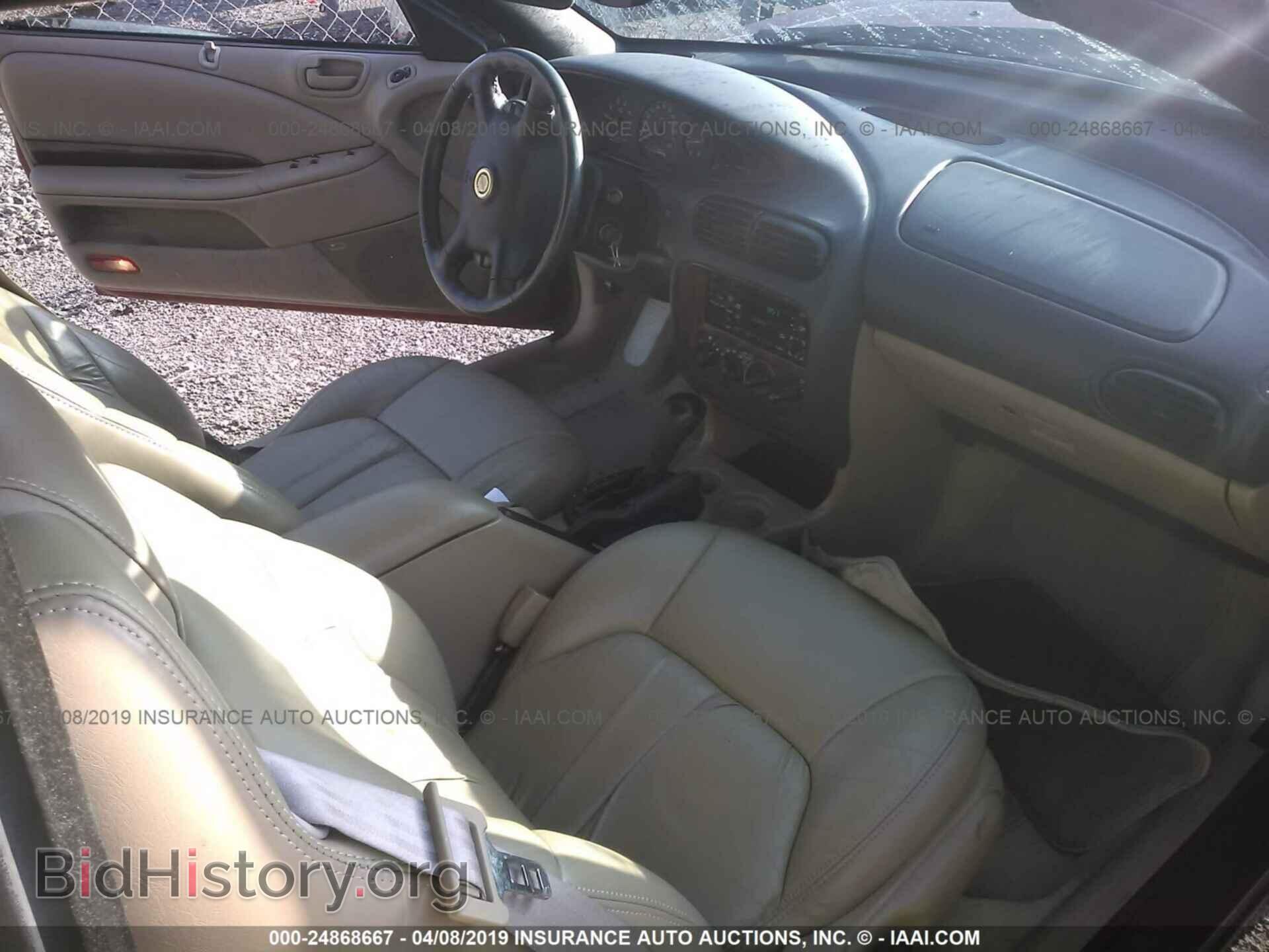 2000 CHRYSLER SEBRING - VIN: 3C3EL55H0YT272222 - Фото 5