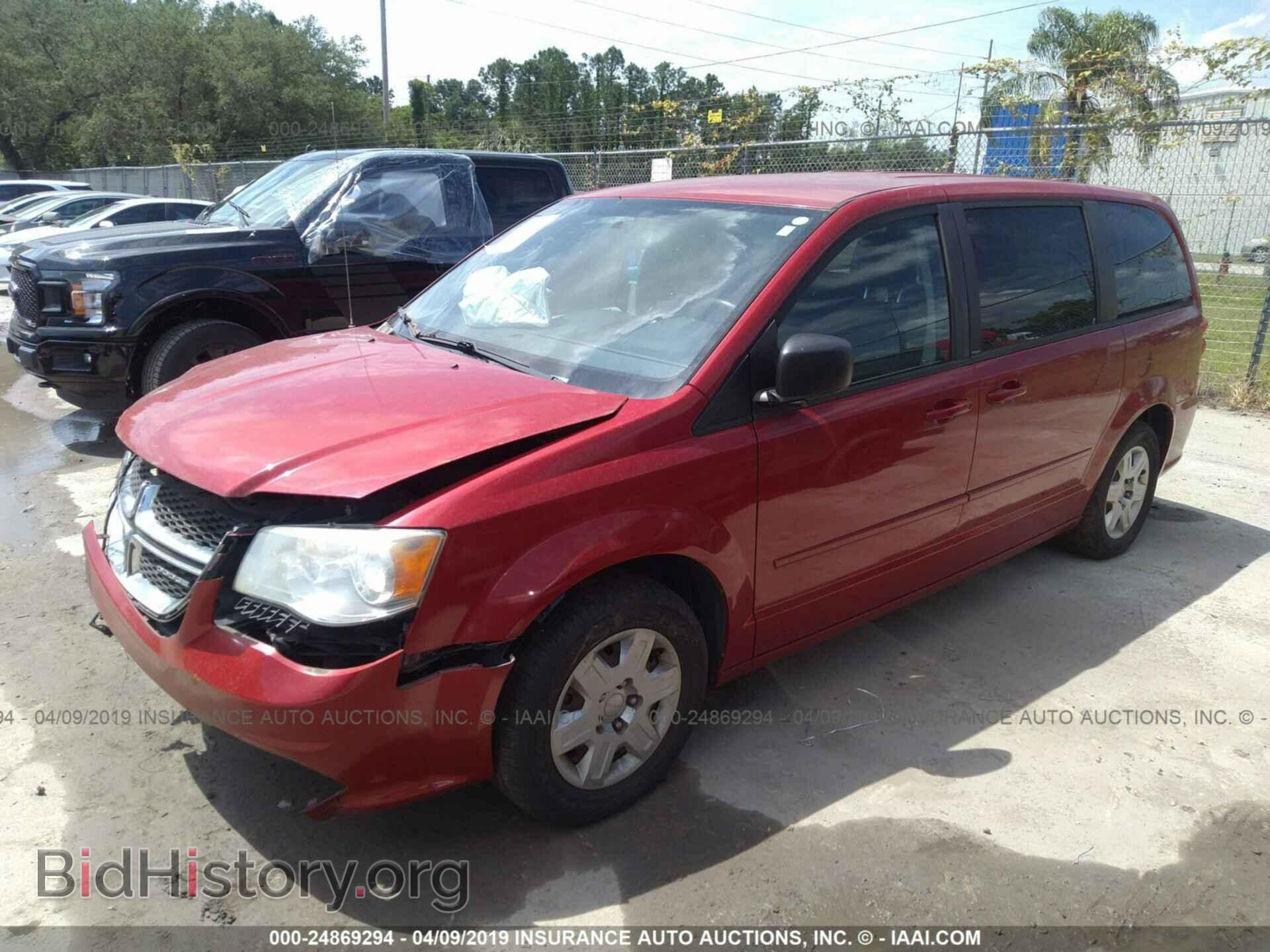 2012 DODGE GRAND CARAVAN - VIN: 2C4RDGBG9CR203395 - Фото 2
