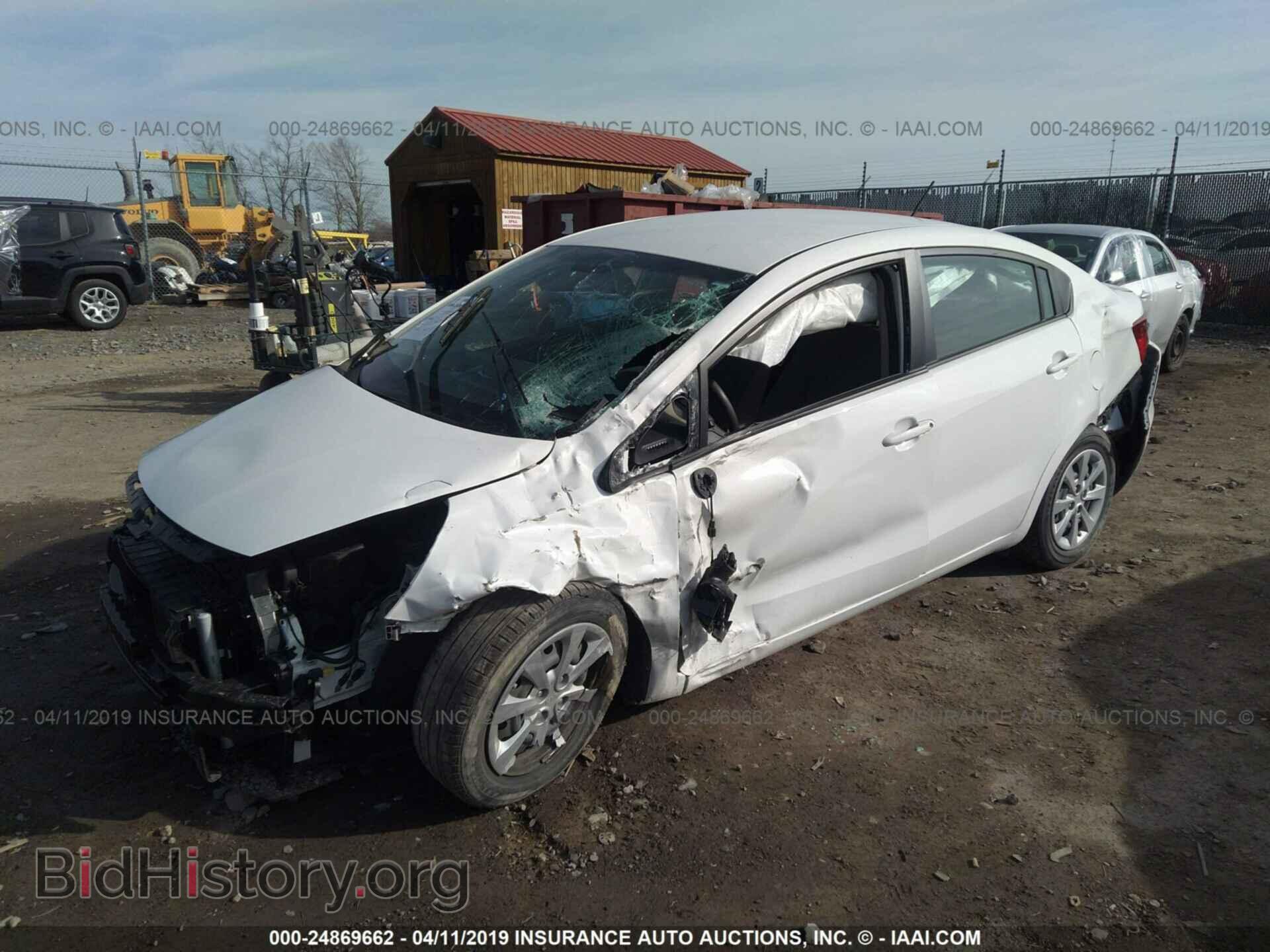 2016 KIA RIO - VIN: KNADM4A30G6659447 - Фото 2