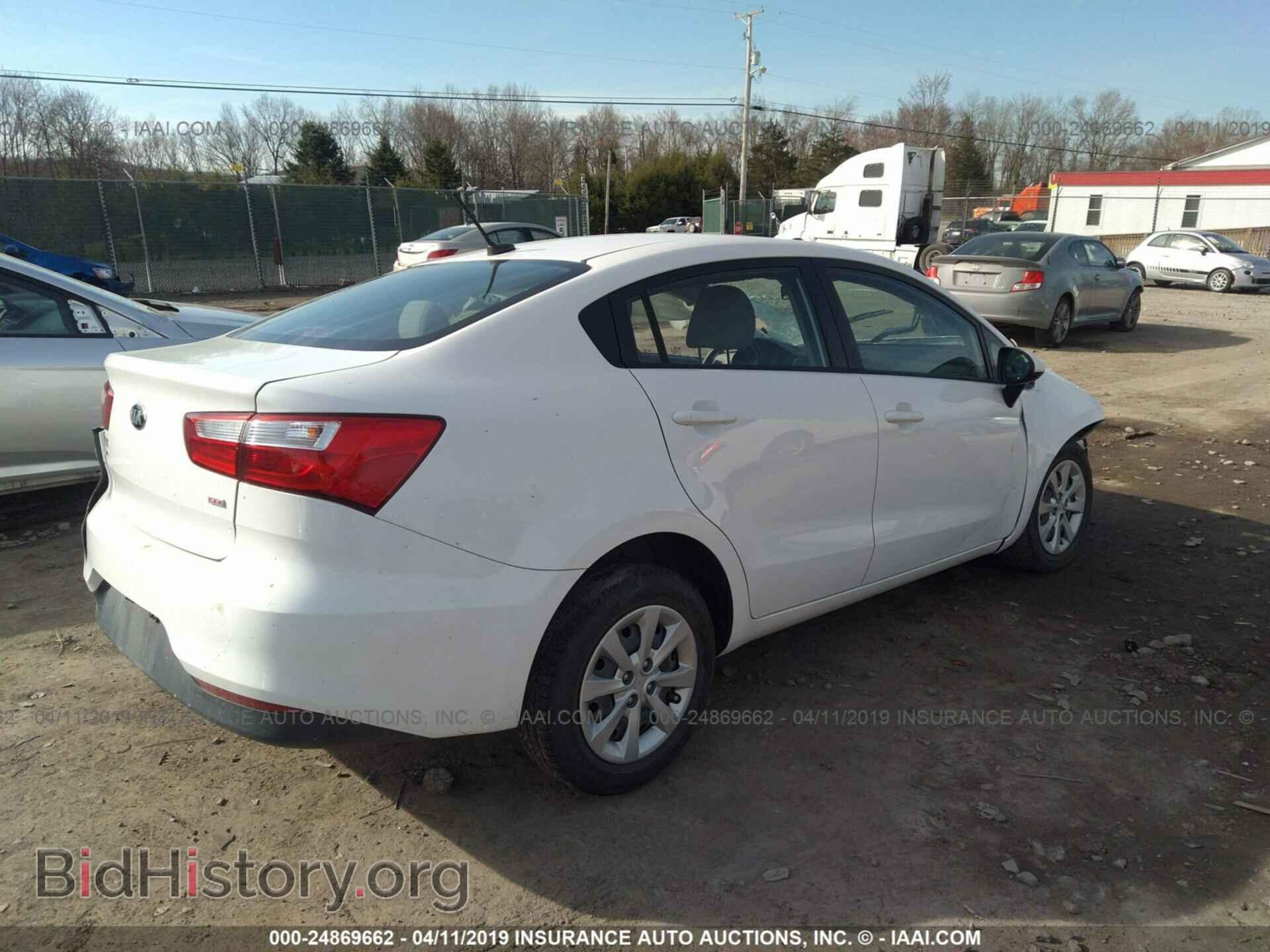 2016 KIA RIO - VIN: KNADM4A30G6659447 - Фото 4