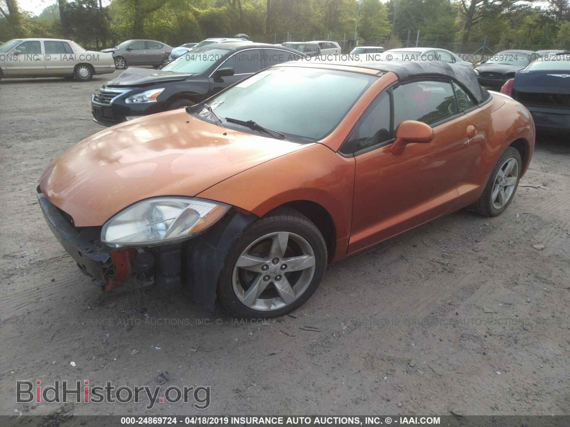 2007 MITSUBISHI ECLIPSE - VIN: 4A3AL25F37E051314 - Фото 2