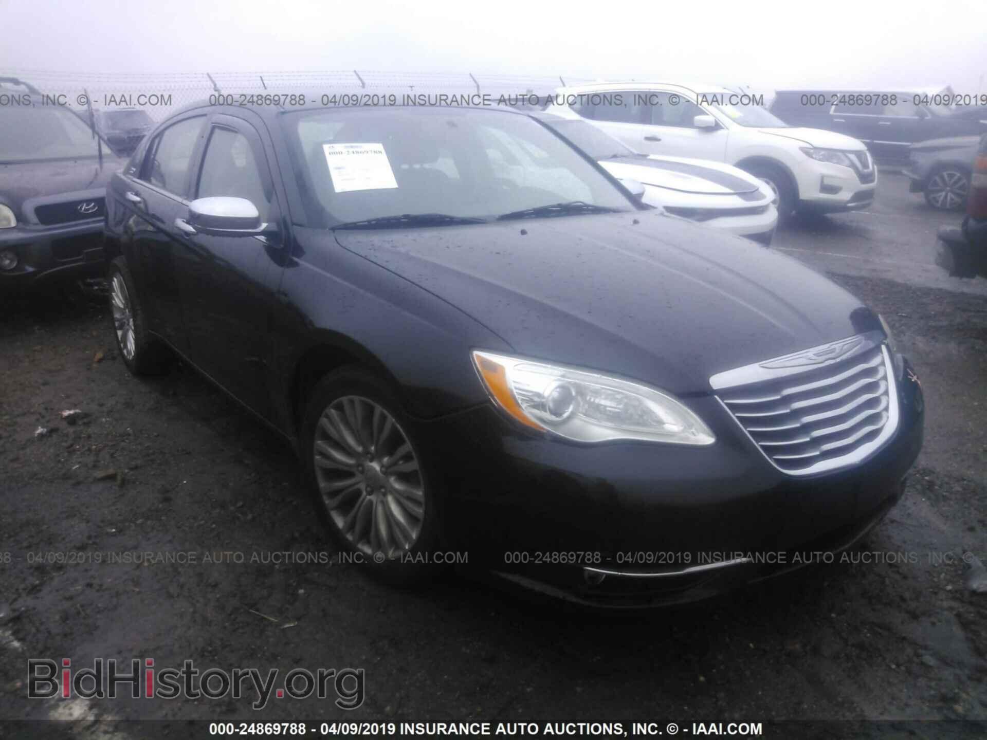 Фотография 1C3CCBCB3CN249496 - CHRYSLER 200 2012