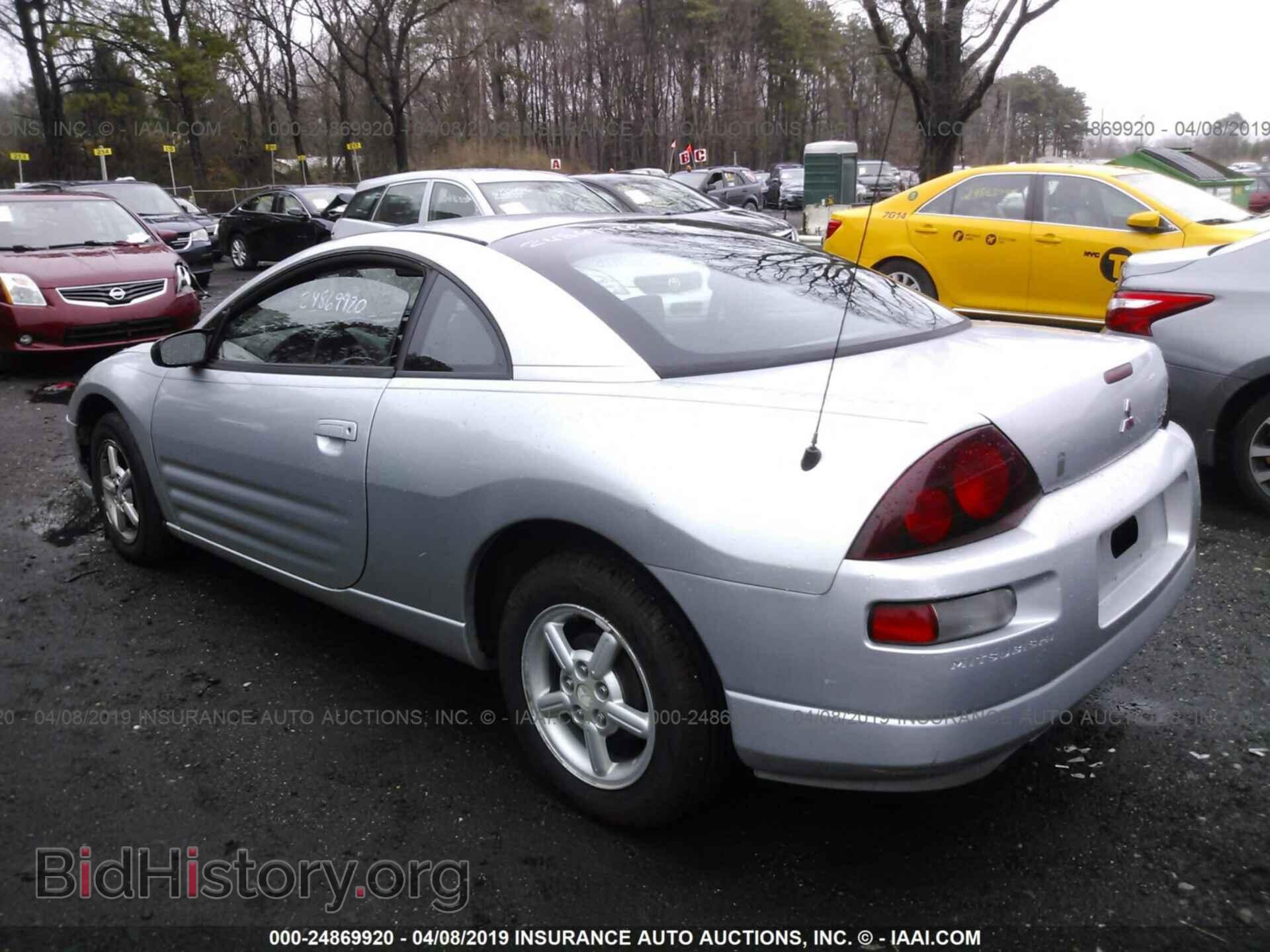 2001 MITSUBISHI ECLIPSE - VIN: 4A3AC34G51E150756 - Фото 3