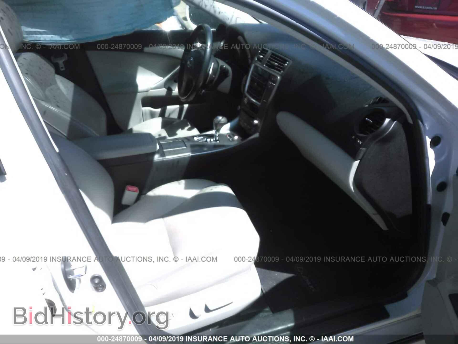 2008 LEXUS IS - VIN: JTHCK262485019658 - Фото 5