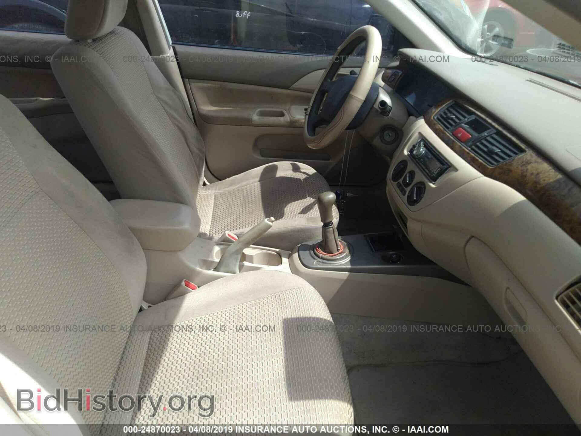 2003 MITSUBISHI LANCER - VIN: JA3AJ26E23U099366 - Фото 5