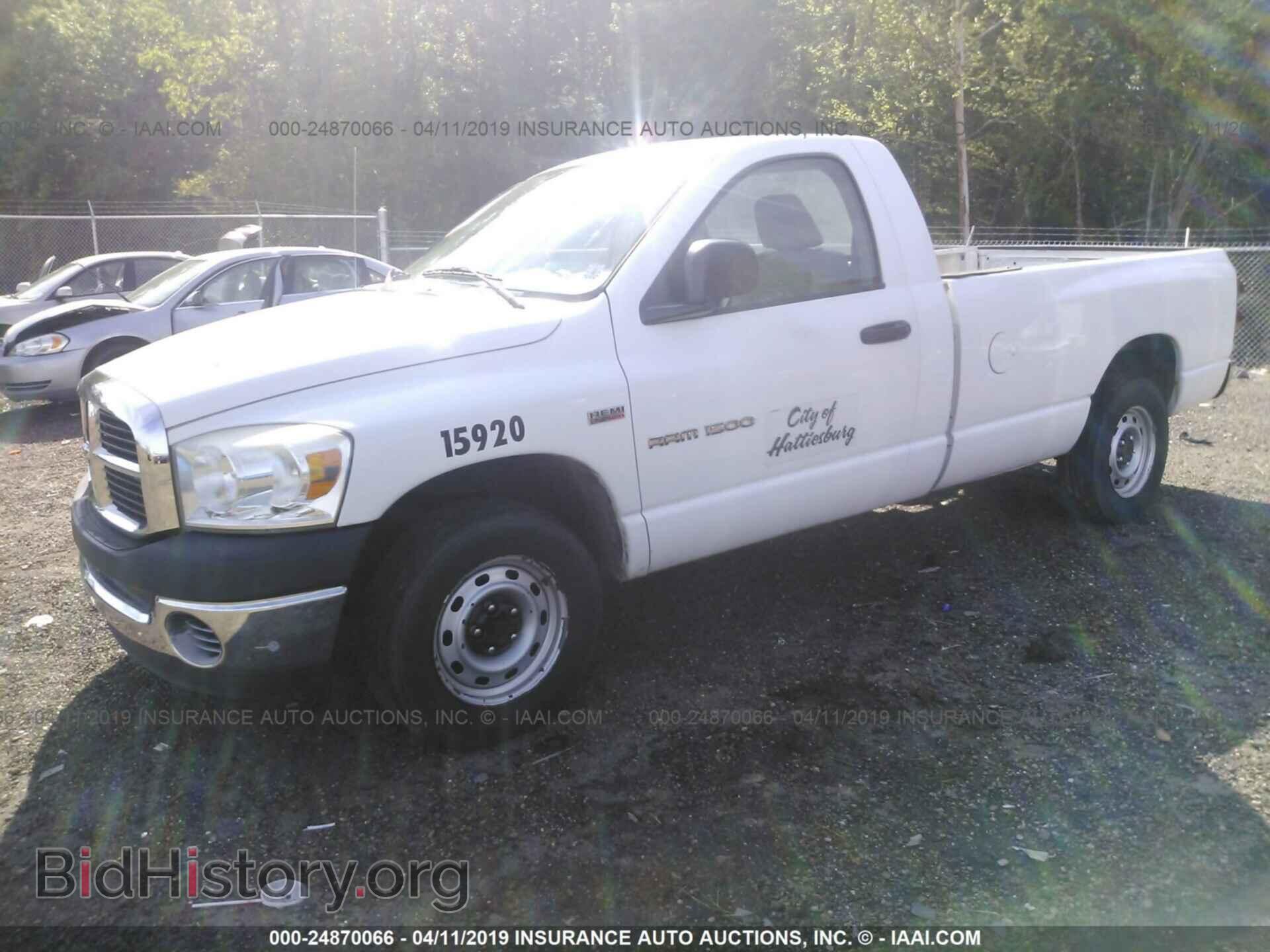 2007 DODGE RAM 1500 - VIN: 1D7HA162X7J597991 - Фото 2