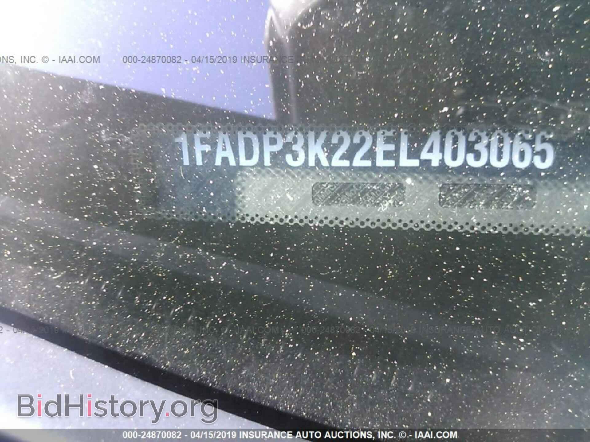 2014 FORD FOCUS - VIN: 1FADP3K22EL403065 - Фото 9