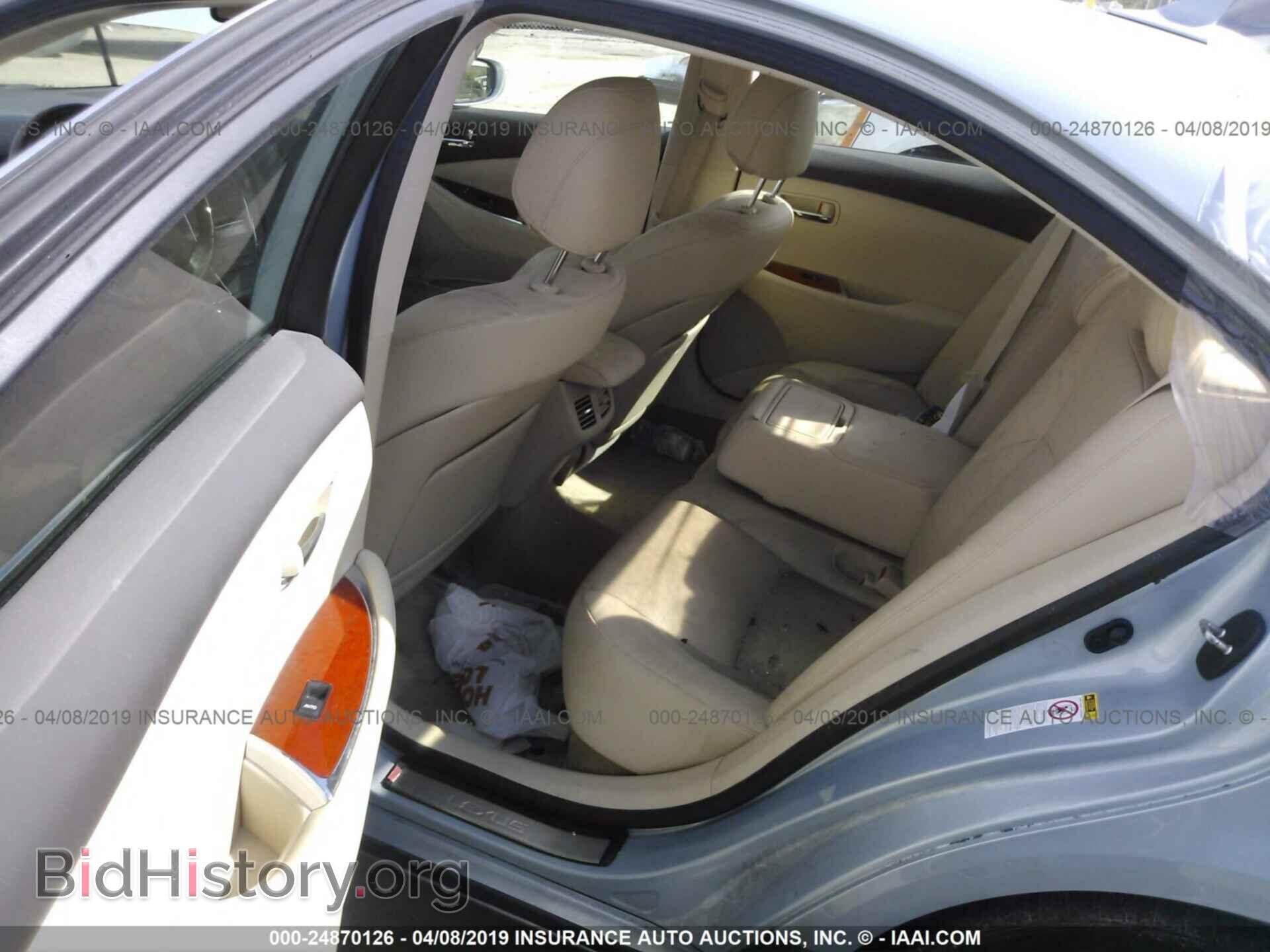 2011 LEXUS ES - VIN: JTHBK1EG8B2470474 - Фото 8