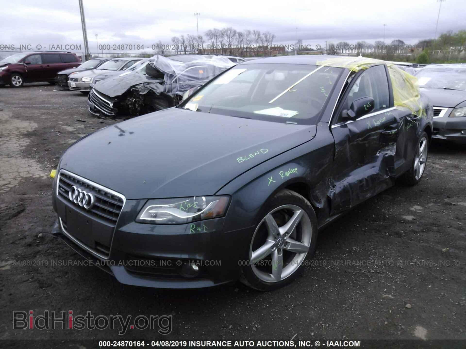 2011 AUDI A4 - VIN: WAUFFAFL2BA103818 - Фото 2