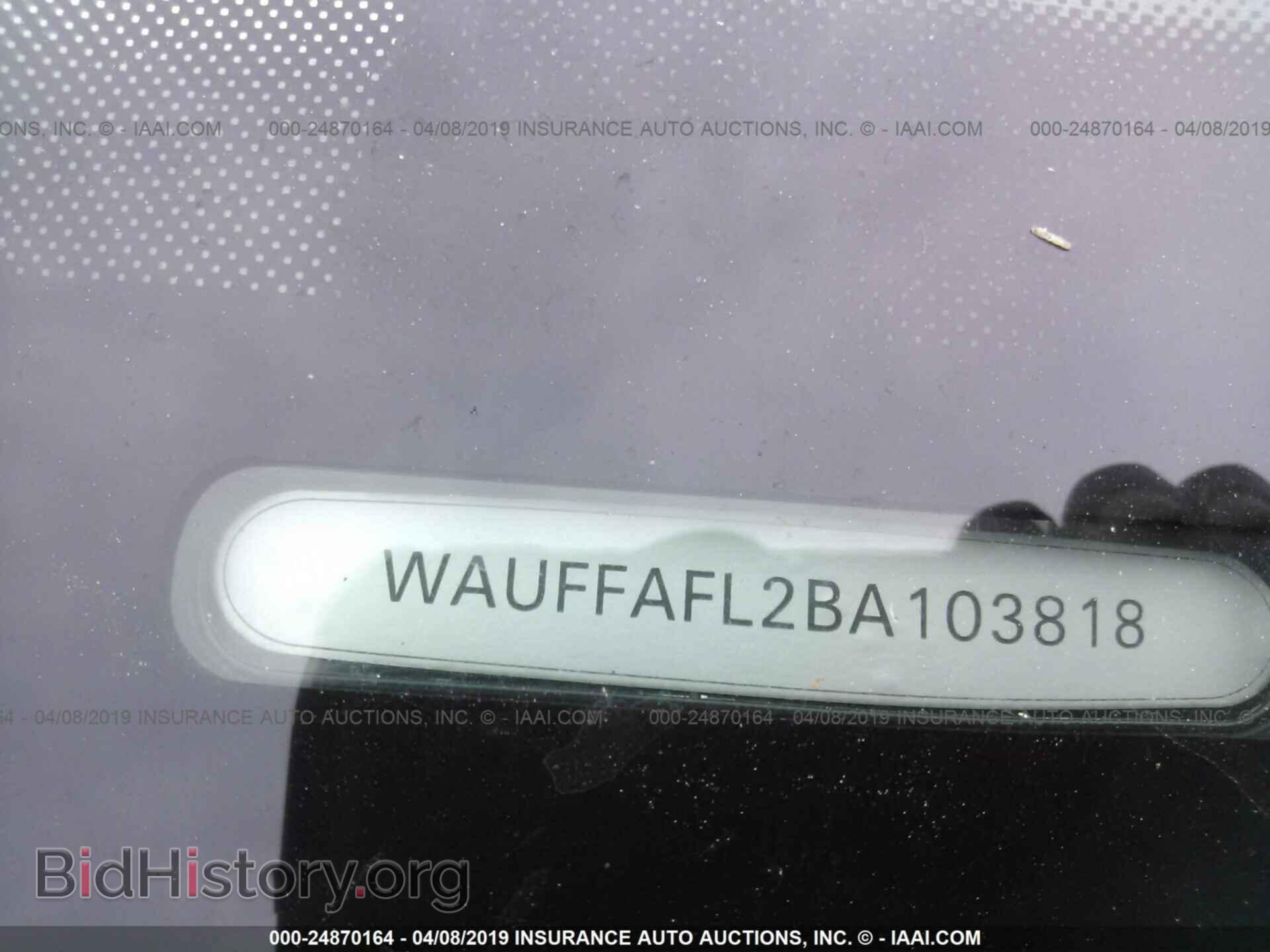 2011 AUDI A4 - VIN: WAUFFAFL2BA103818 - Фото 9