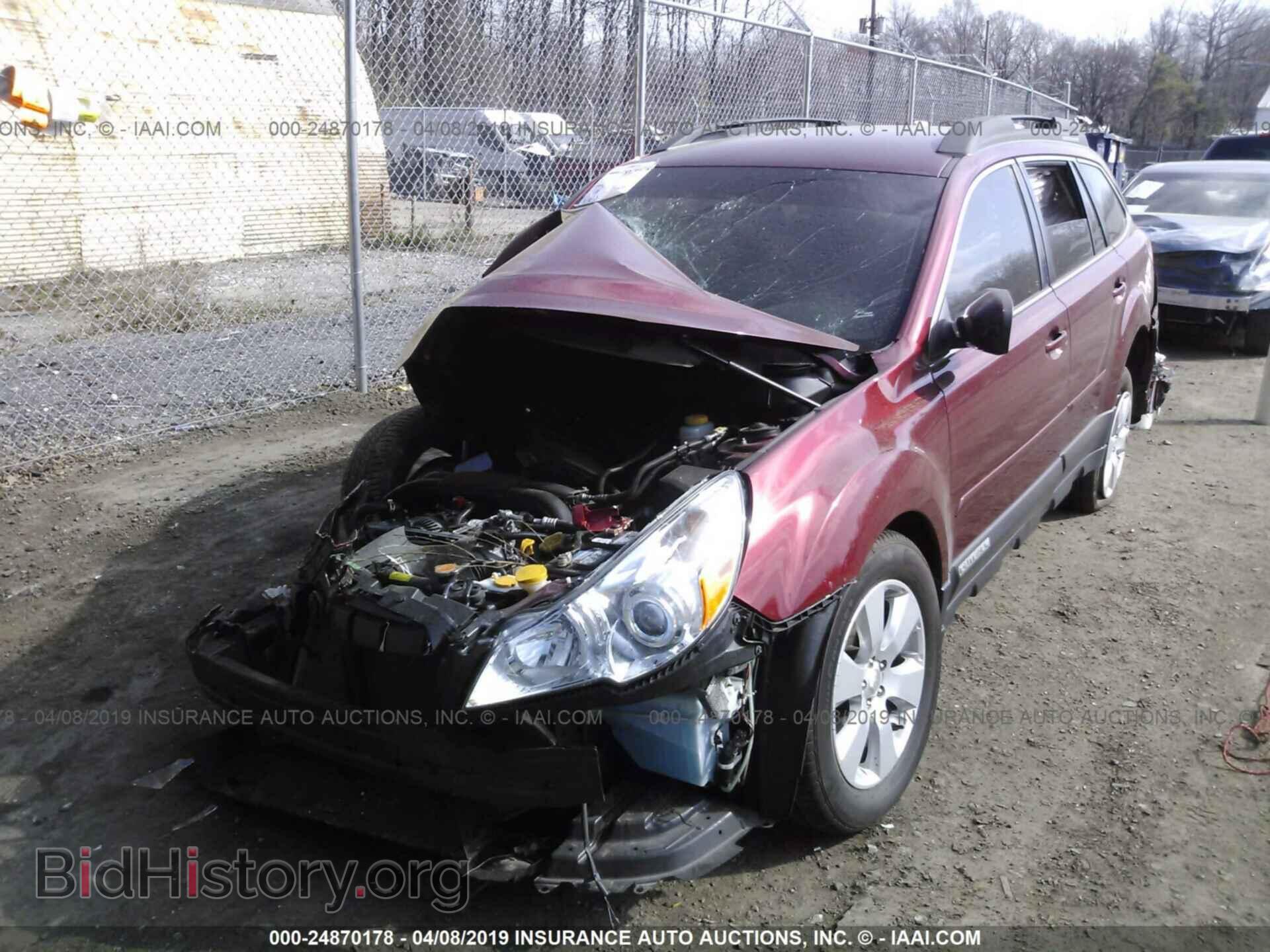 2012 SUBARU OUTBACK - VIN: 4S4BRBCC3C3250119 - Фото 2