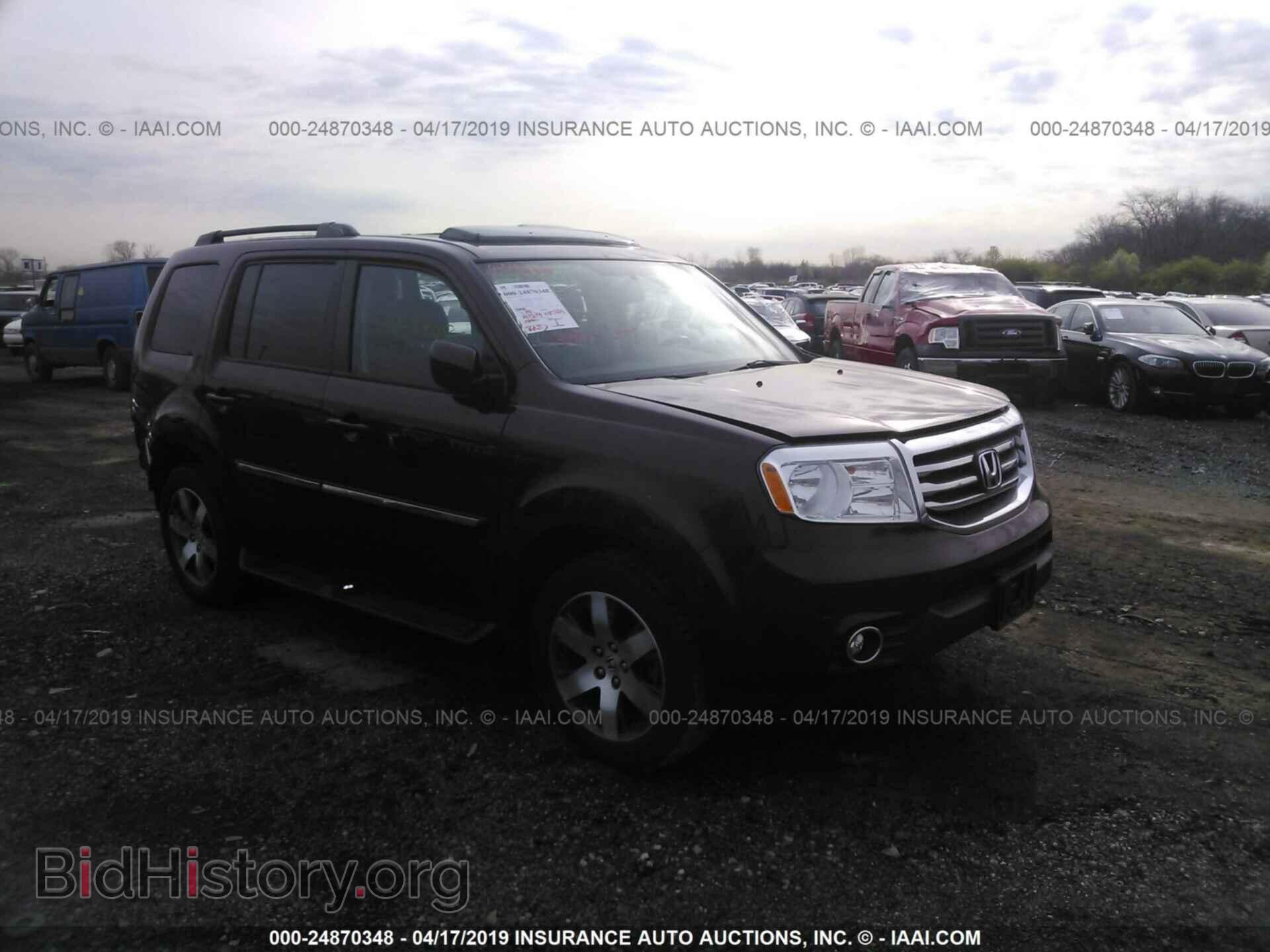 Фотография 5FNYF4H9XDB057440 - HONDA PILOT 2013