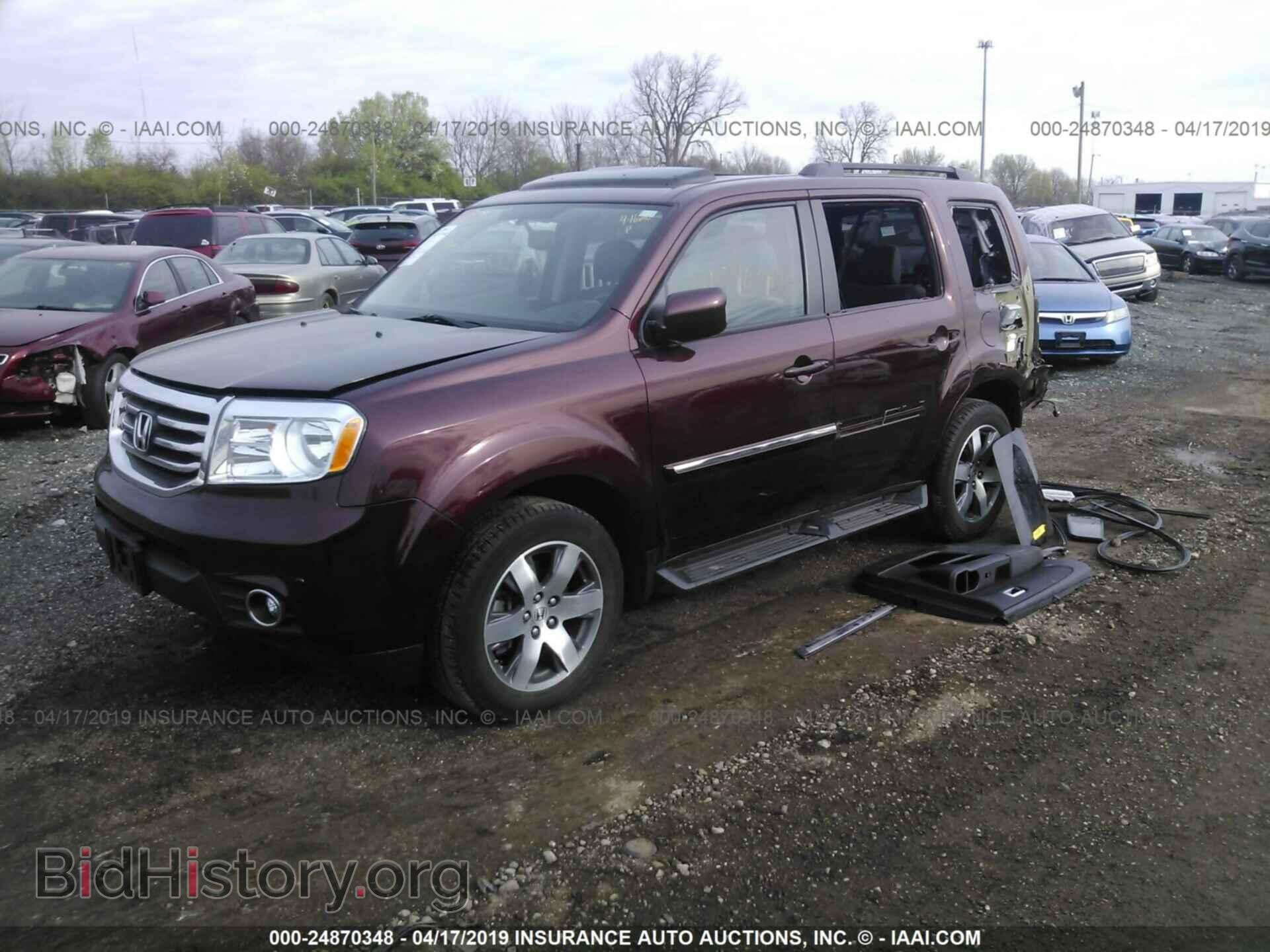 2013 HONDA PILOT - VIN: 5FNYF4H9XDB057440 - Фото 2