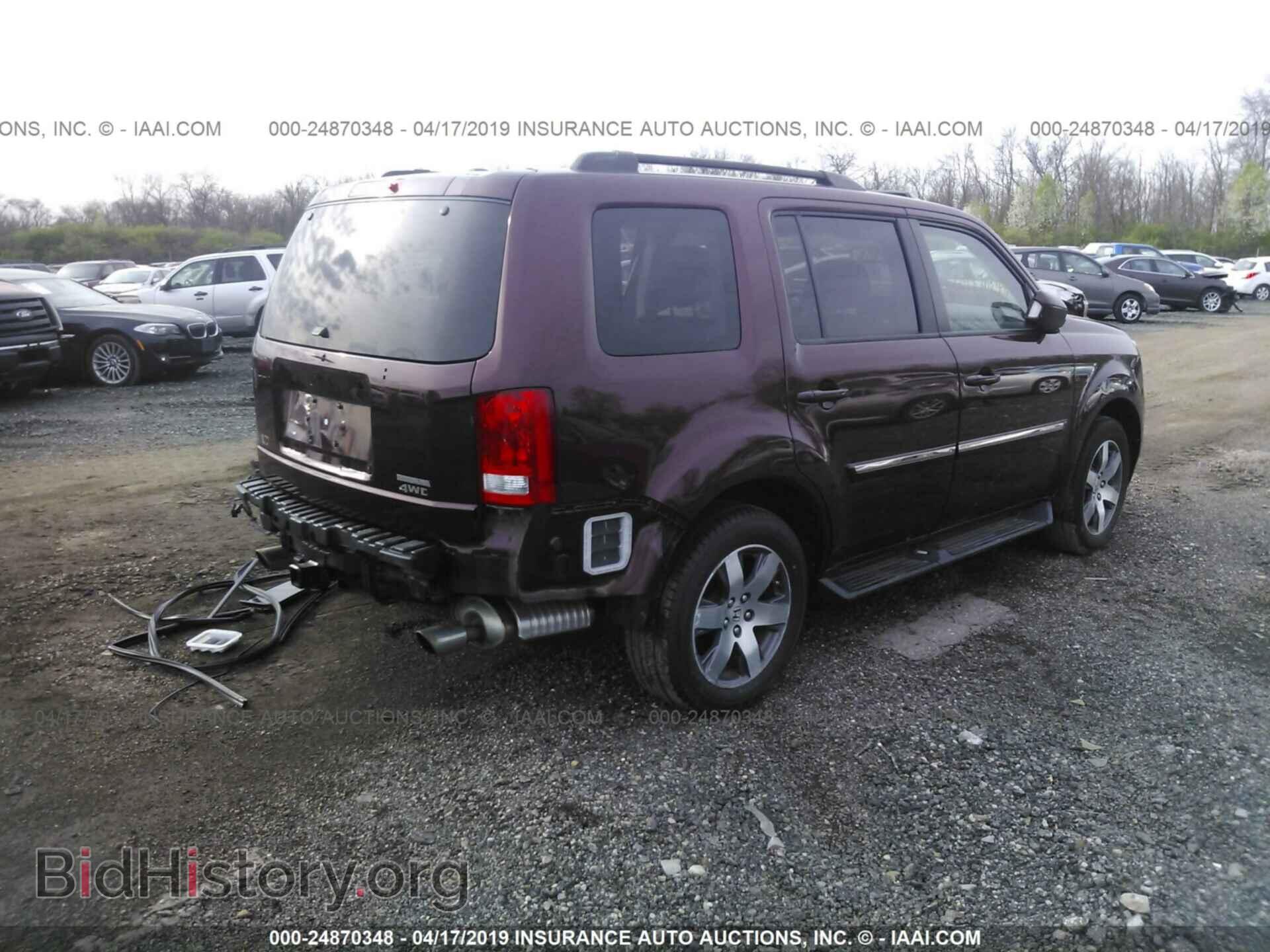 2013 HONDA PILOT - VIN: 5FNYF4H9XDB057440 - Фото 4