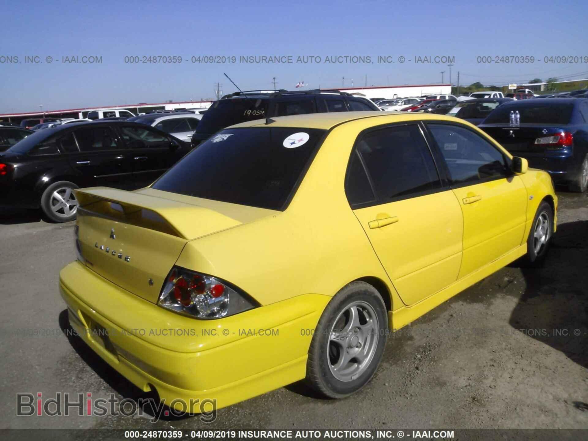 2003 MITSUBISHI LANCER - VIN: JA3AJ86E93U073799 - Фото 4
