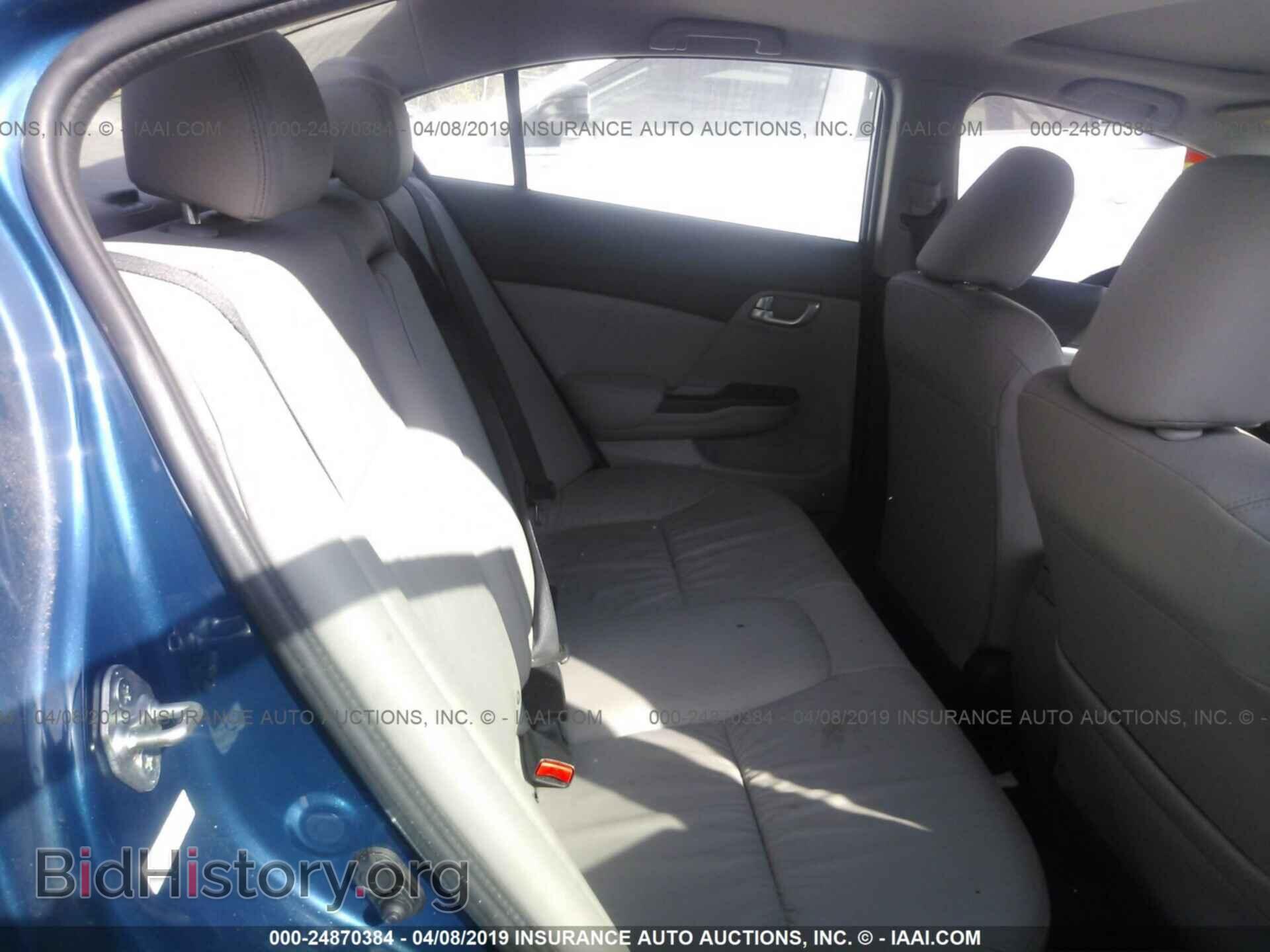 2013 HONDA CIVIC - VIN: 2HGFB2F97DH500181 - Фото 8