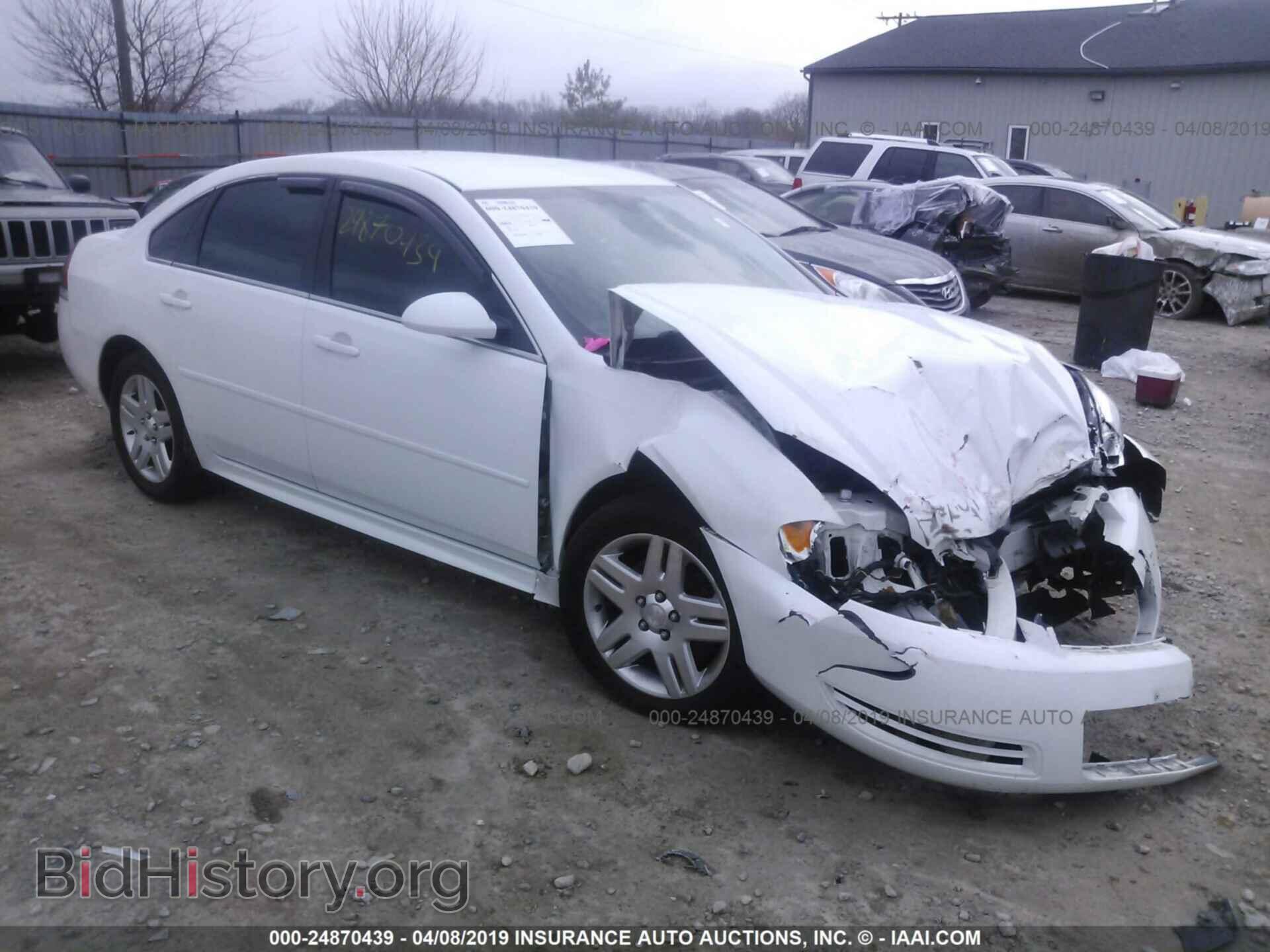 Фотография 2G1WG5E3XC1238087 - CHEVROLET IMPALA 2012