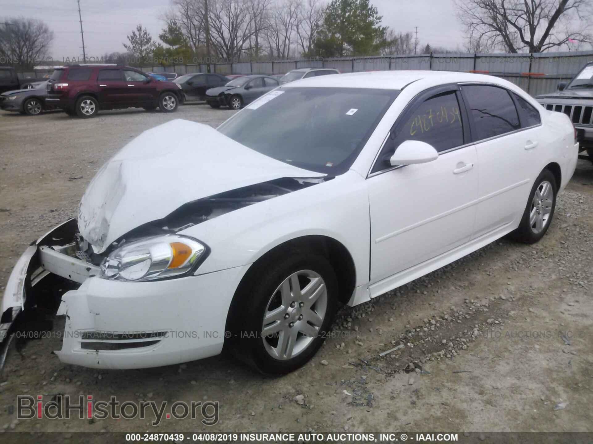 2012 CHEVROLET IMPALA - VIN: 2G1WG5E3XC1238087 - Фото 2