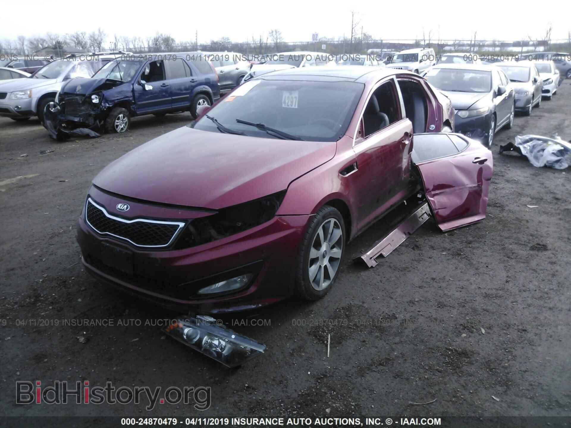2013 KIA OPTIMA - VIN: 5XXGR4A65DG218065 - Фото 2