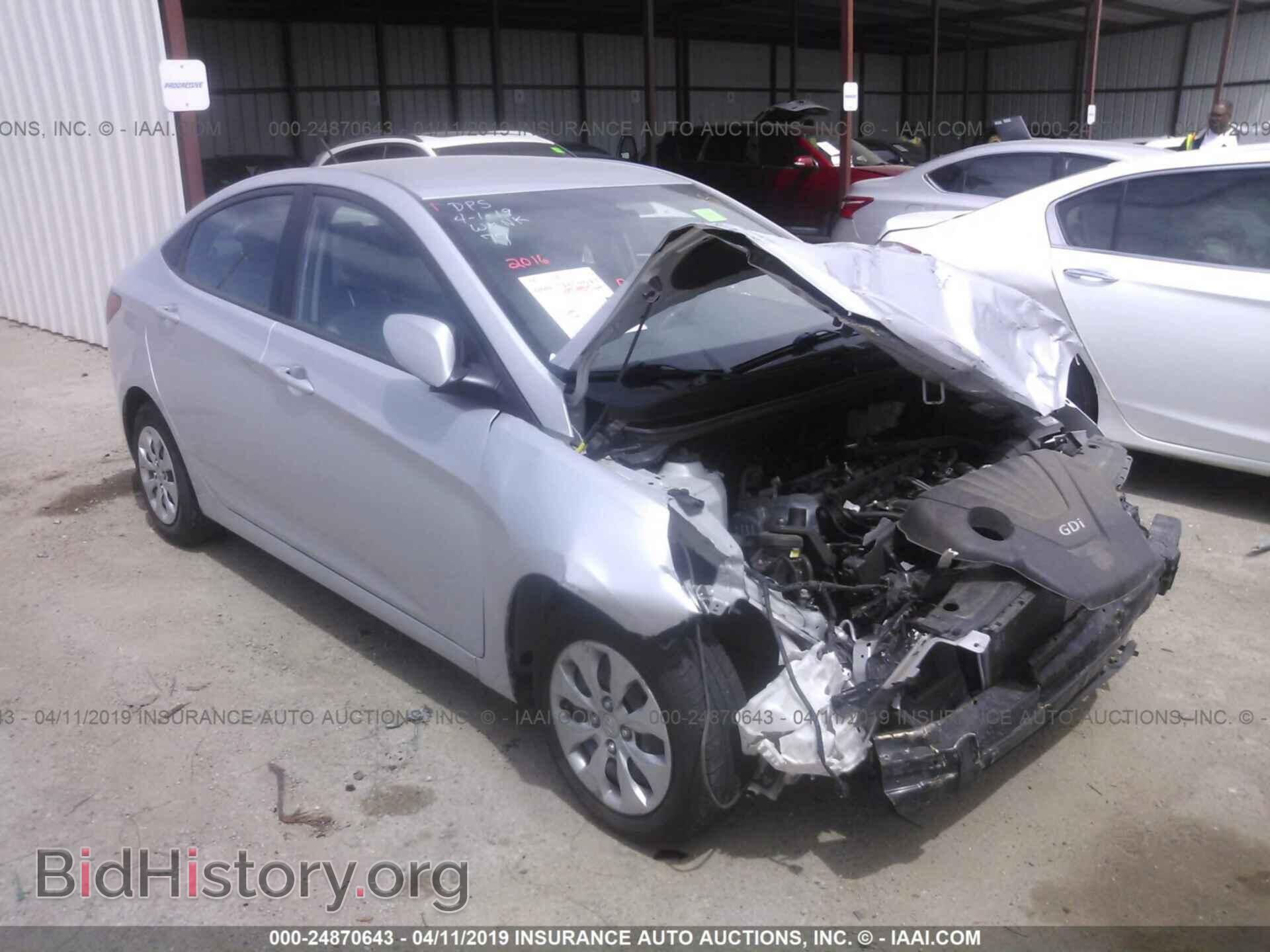 Фотография KMHCT4AE2GU104932 - HYUNDAI ACCENT 2016