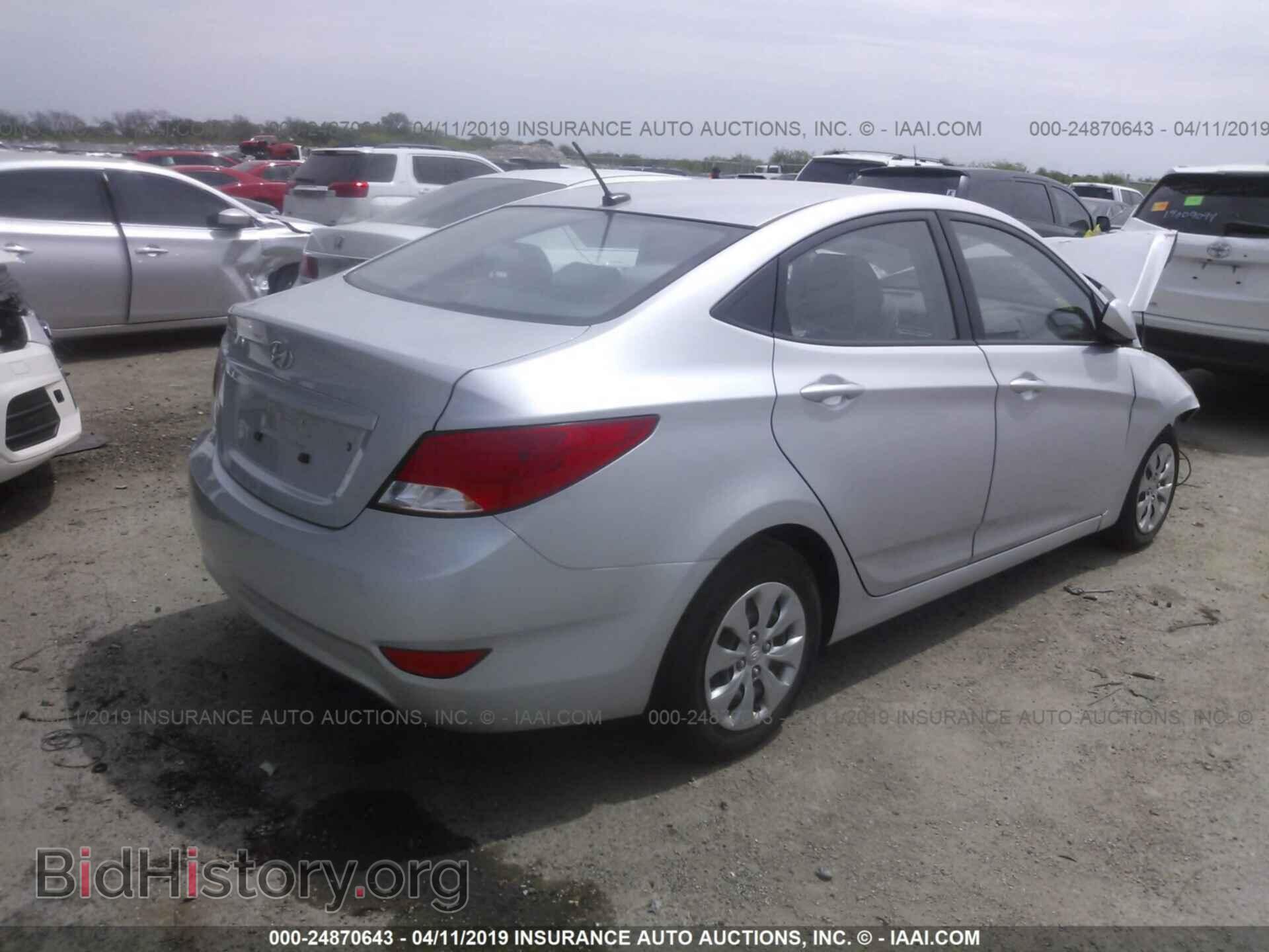 2016 HYUNDAI ACCENT - VIN: KMHCT4AE2GU104932 - Фото 4