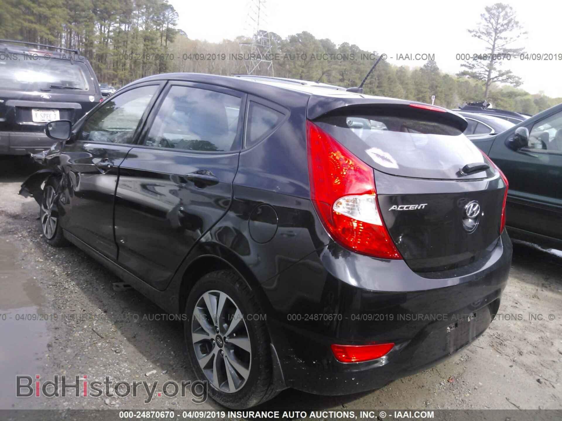 2015 HYUNDAI ACCENT - VIN: KMHCU5AE9FU233137 - Фото 3