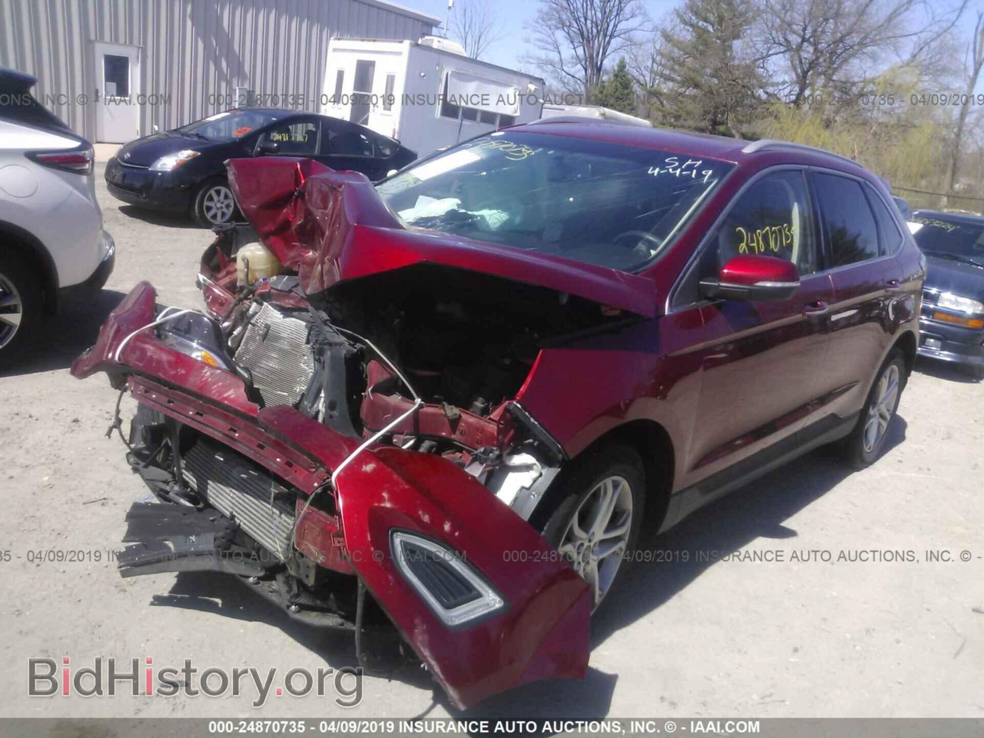 2015 FORD EDGE - VIN: 2FMTK4K97FBB10315 - Фото 2