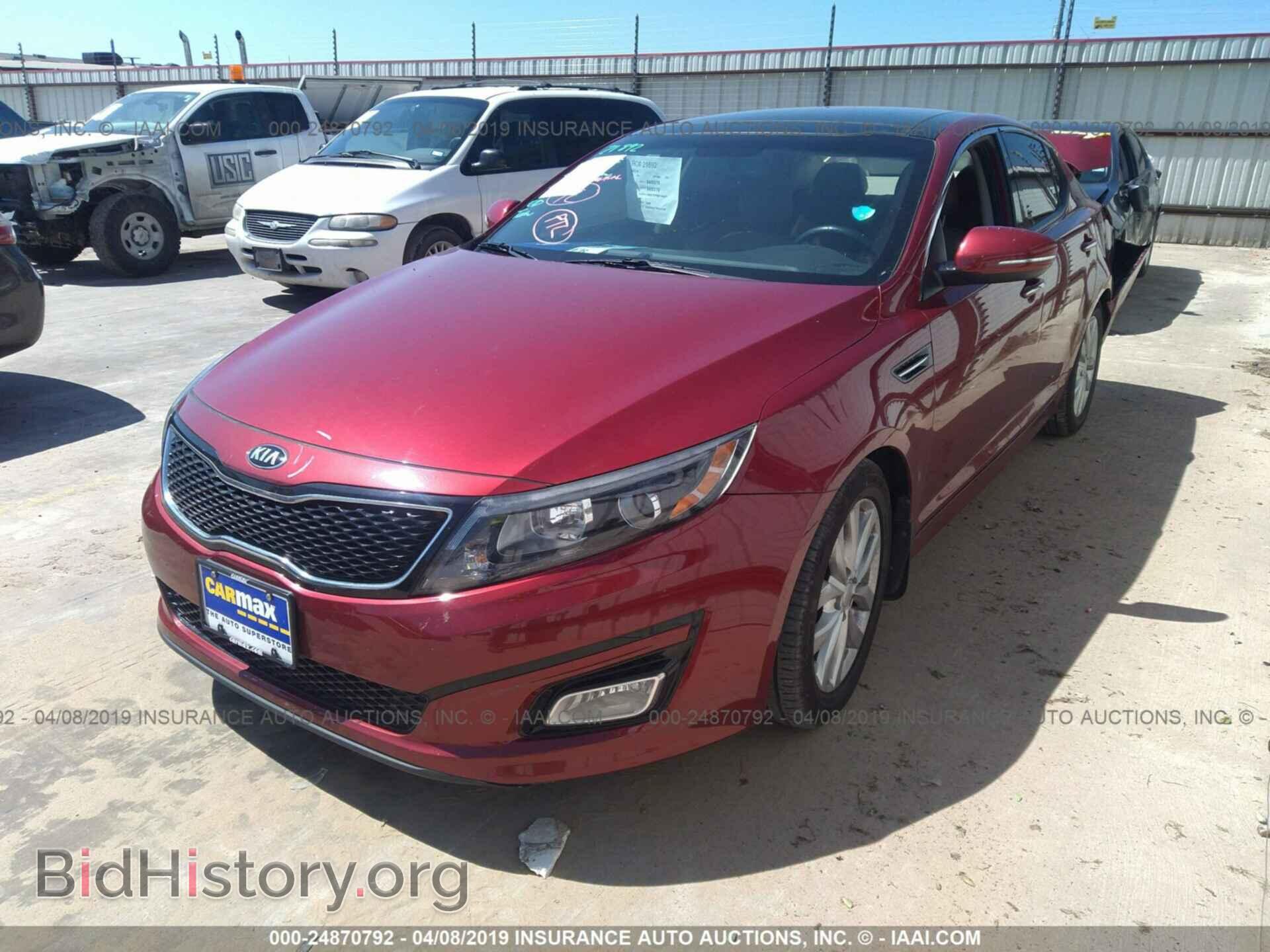 2015 KIA OPTIMA - VIN: 5XXGN4A77FG452926 - Photo 2