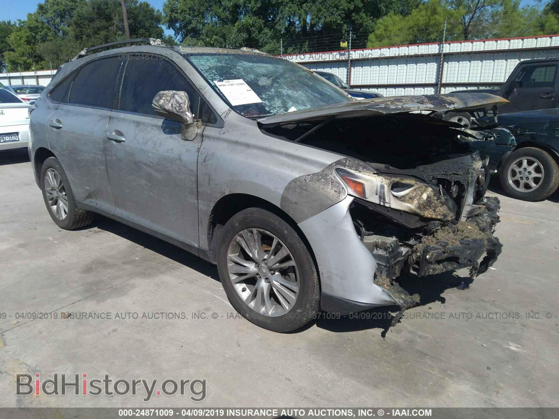 Photo JTJBC1BA9C2430725 - LEXUS RX 2012