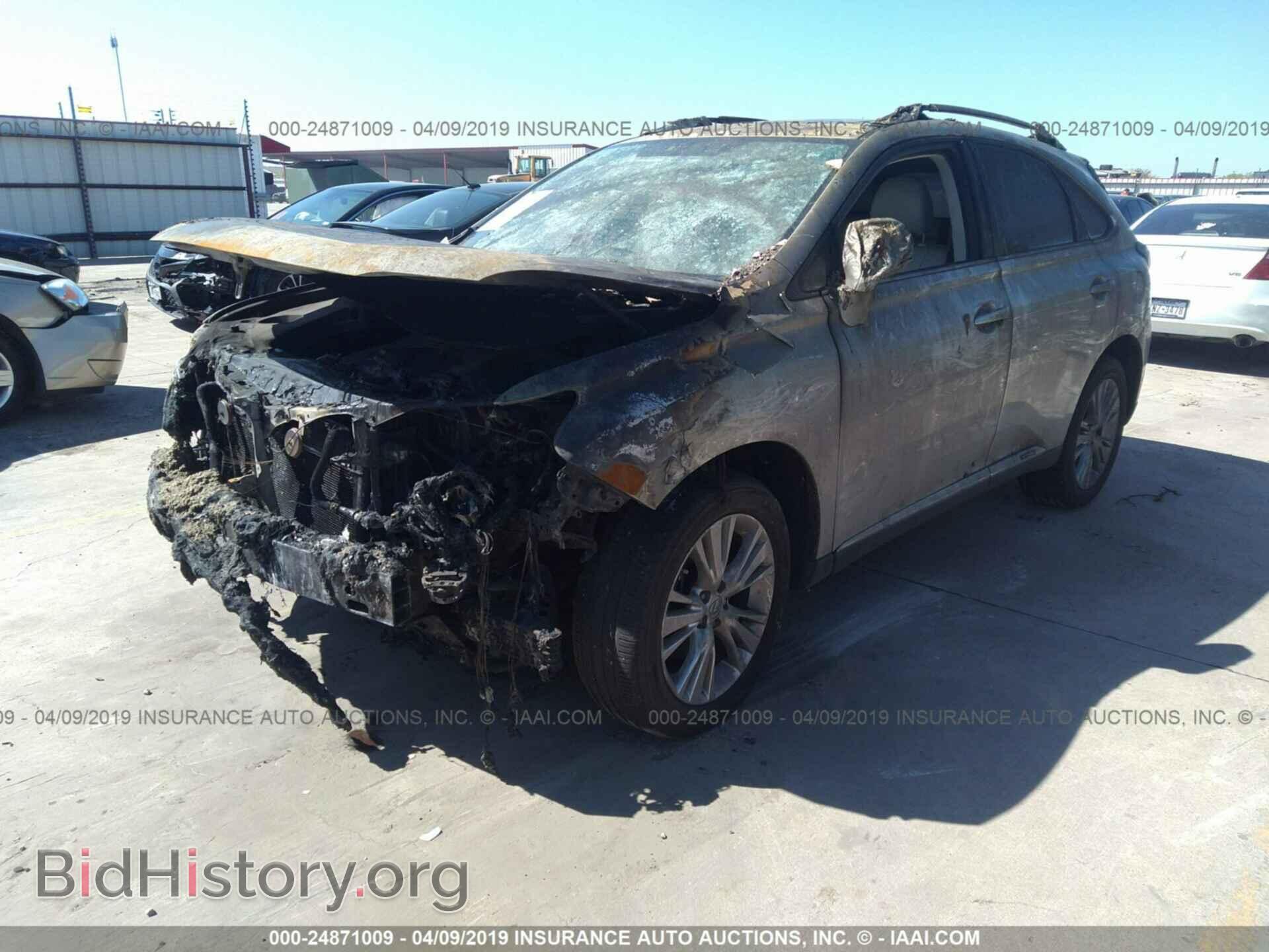 2012 LEXUS RX - VIN: JTJBC1BA9C2430725 - Фото 2