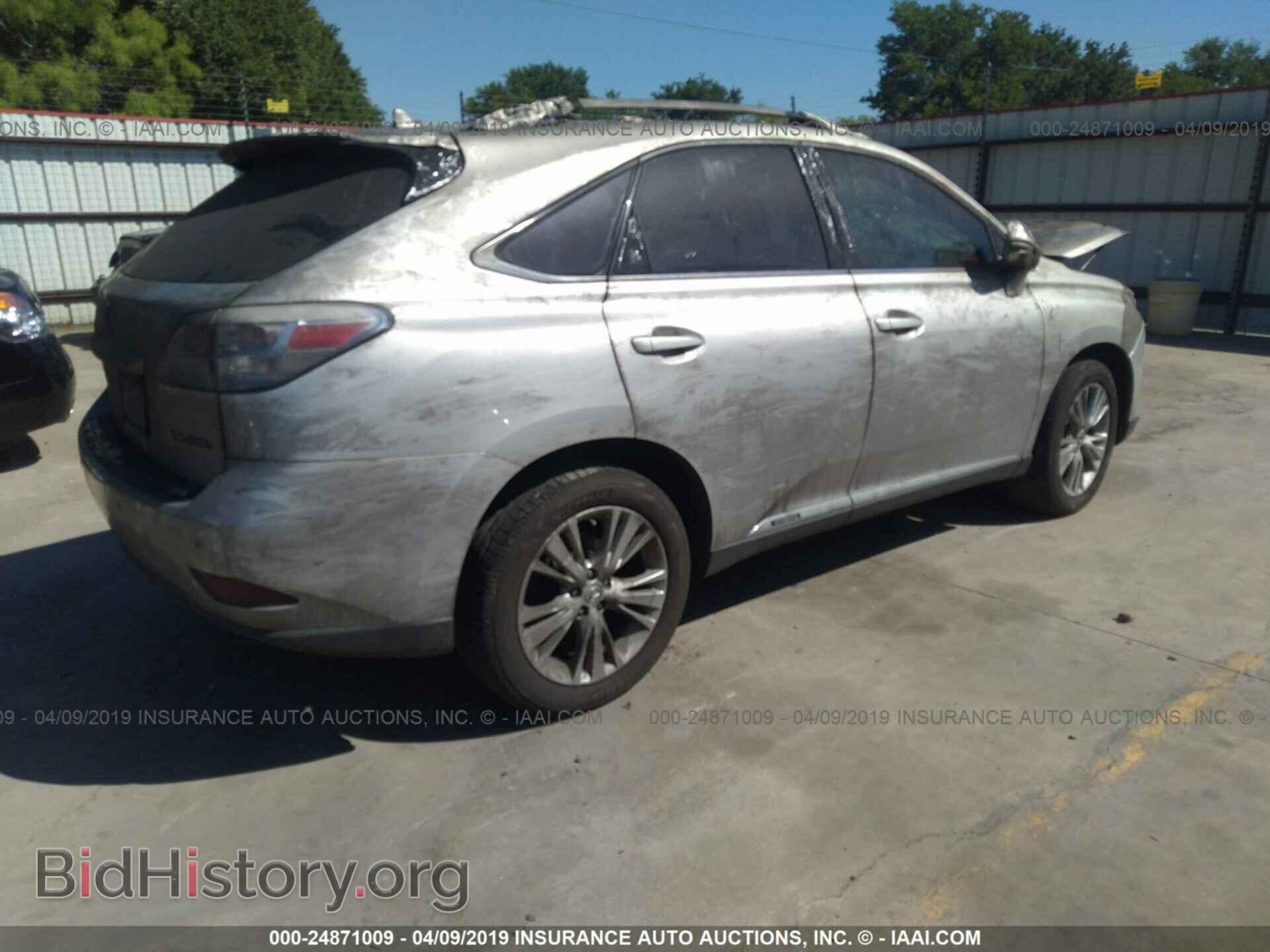 2012 LEXUS RX - VIN: JTJBC1BA9C2430725 - Фото 4