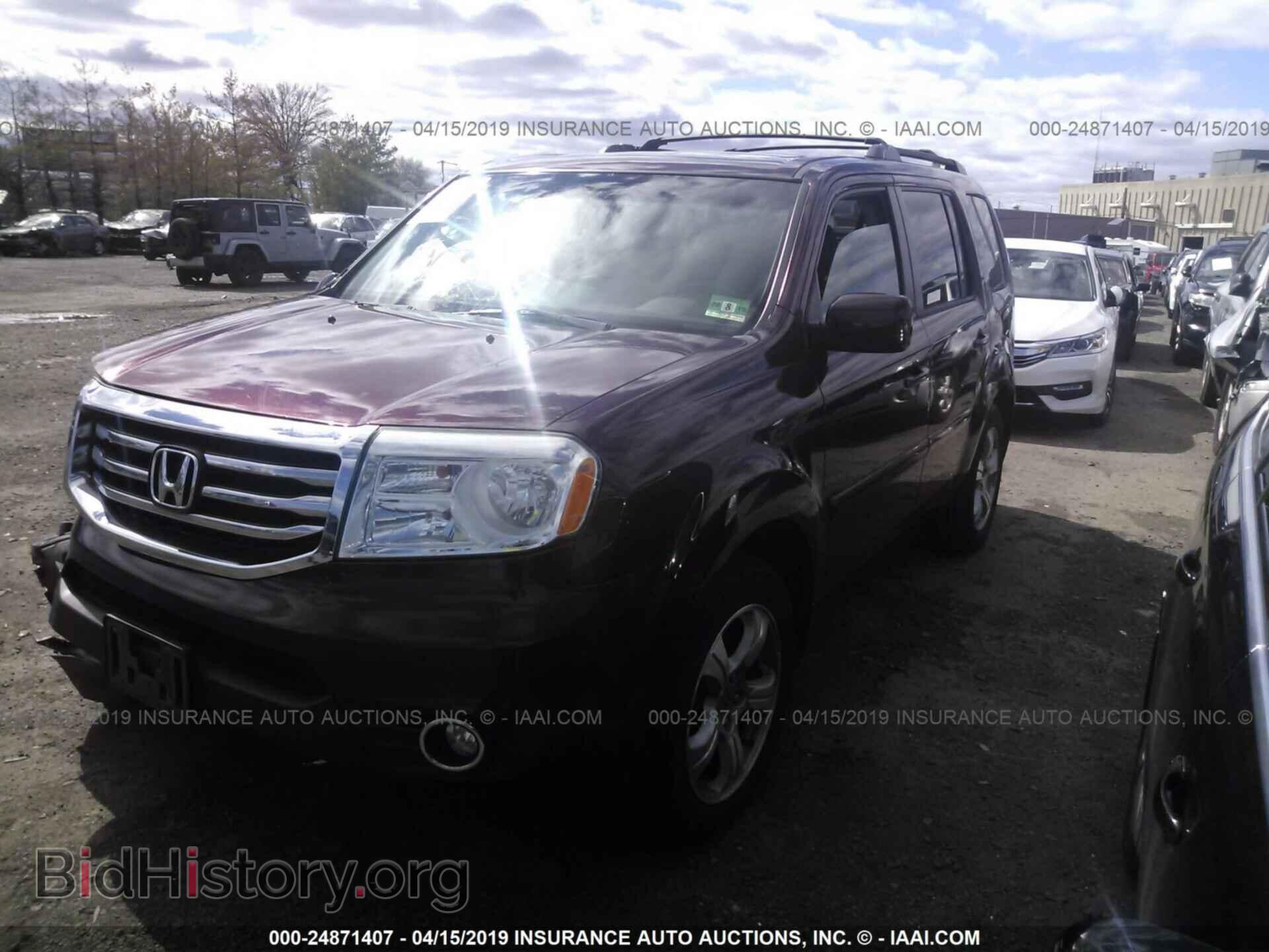 2012 HONDA PILOT - VIN: 5FNYF4H58CB078444 - Фото 2
