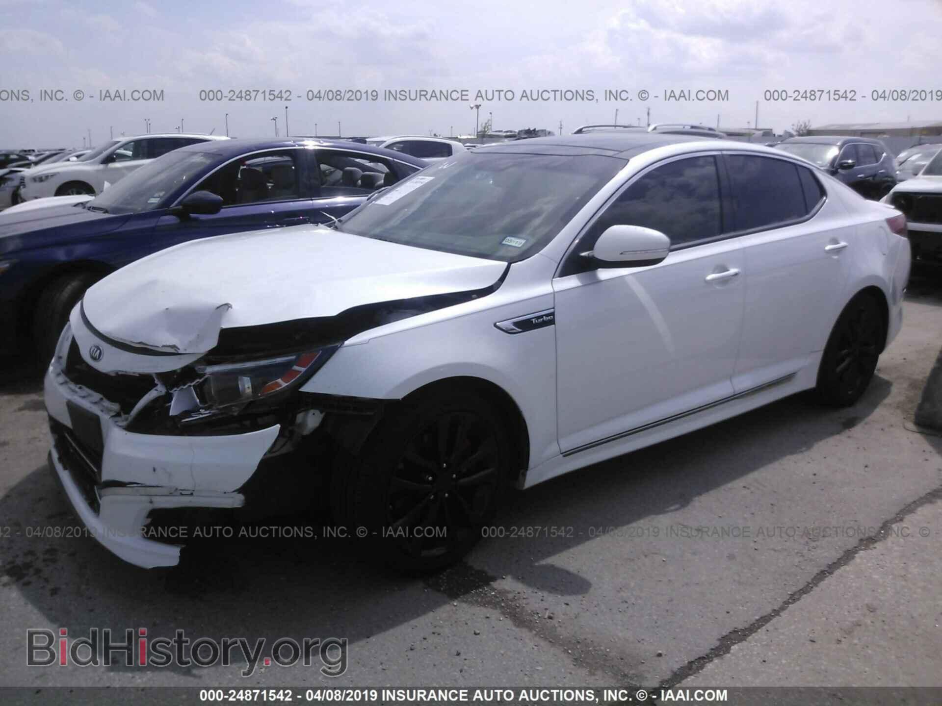 2014 KIA OPTIMA - VIN: 5XXGR4A64EG344855 - Фото 2